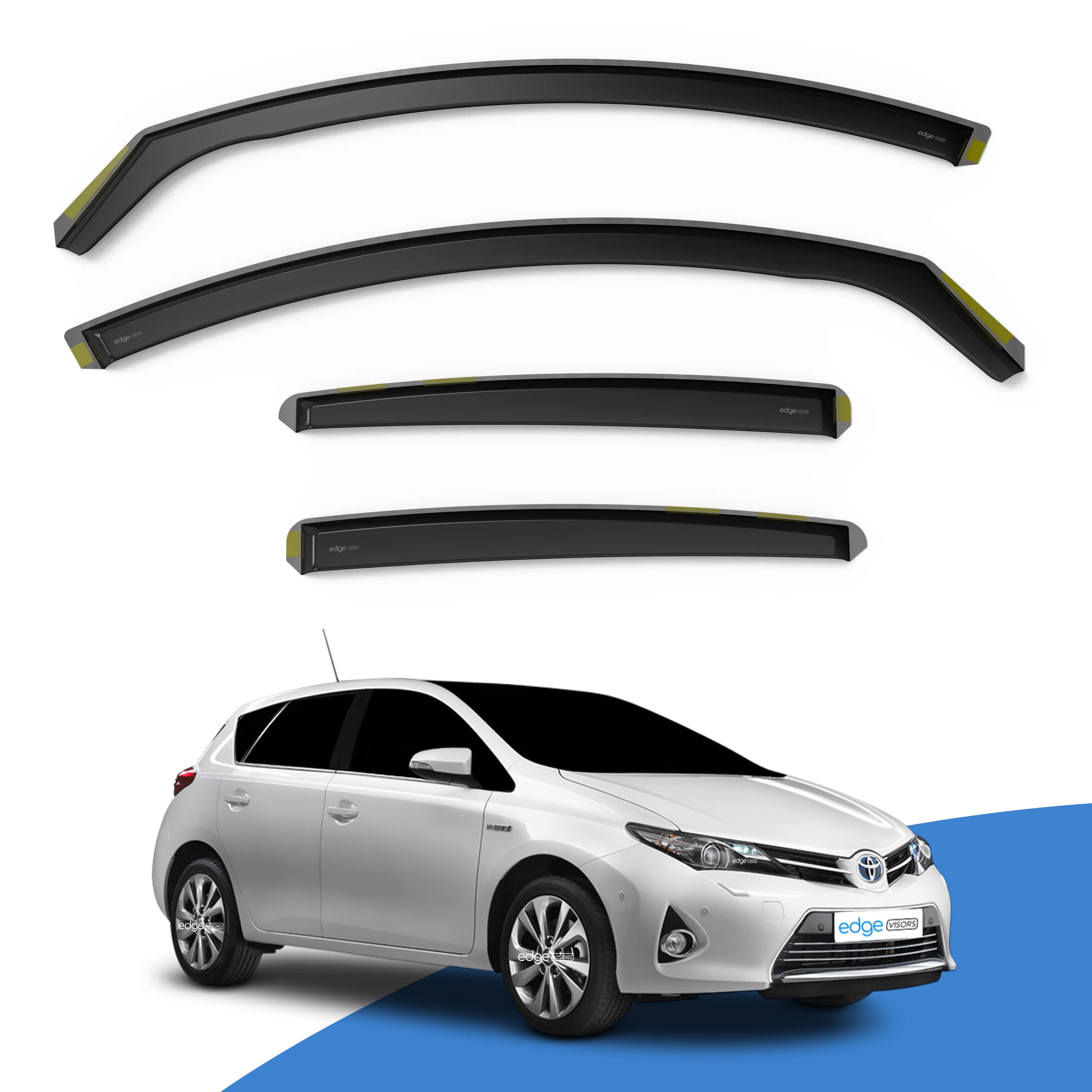 Toyota Auris MK2 2013-2019 5 Door Hatchback Wind Deflectors 4pc