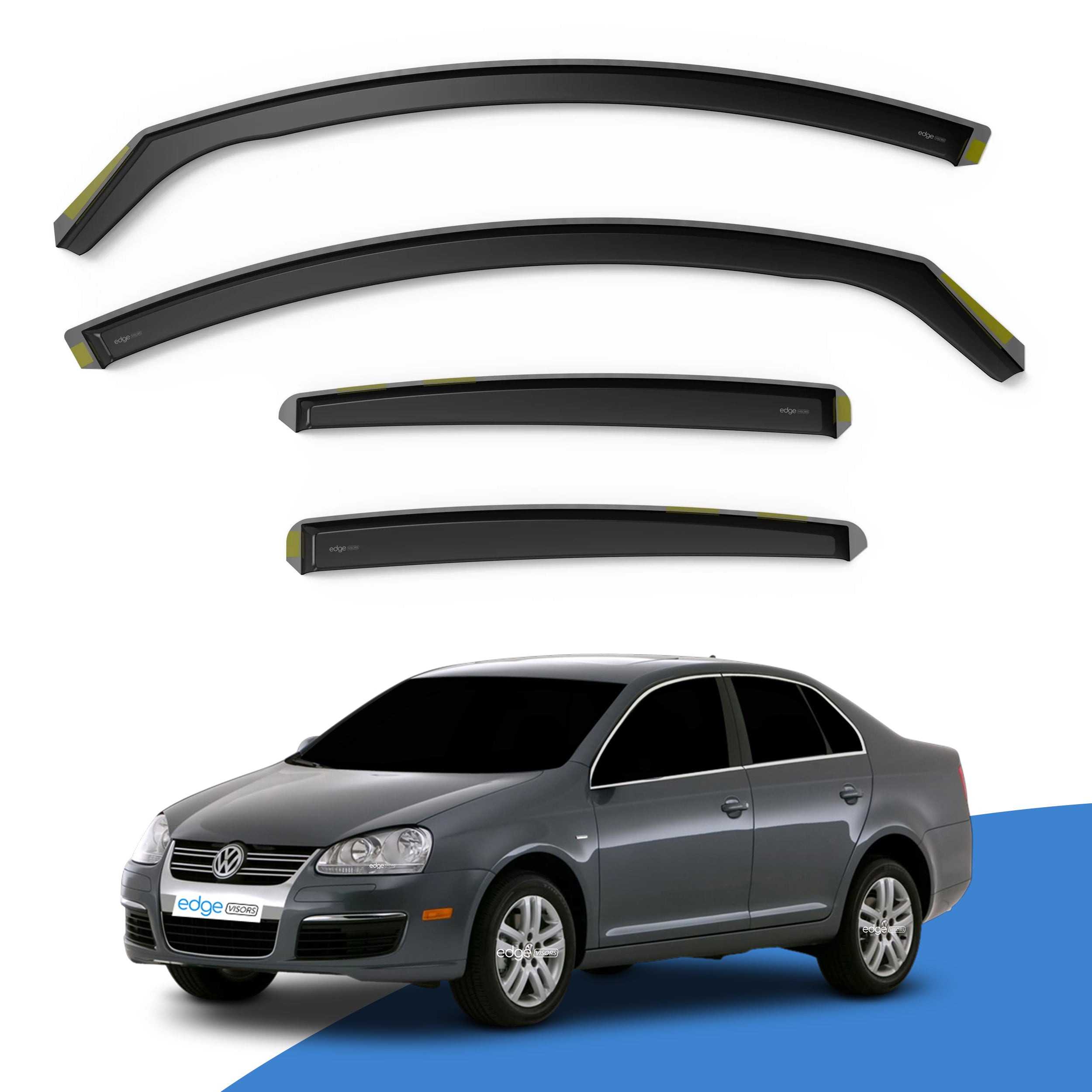 VW Jetta MK5 2005-2011 4 Door Saloon Wind Deflectors 4pc