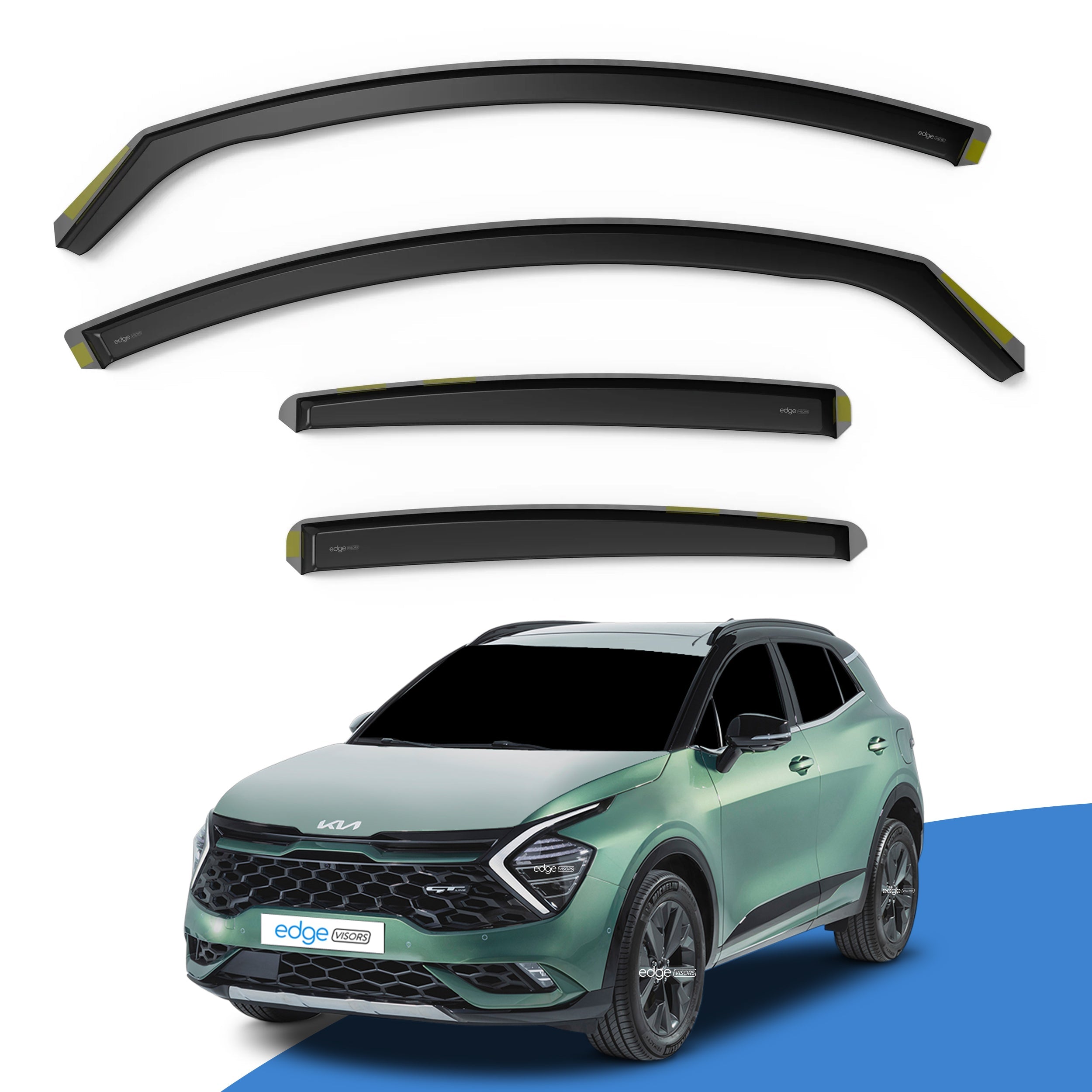 Kia Sportage MK5 2022-Onwards 5 Door SUV Wind Deflectors 4pc