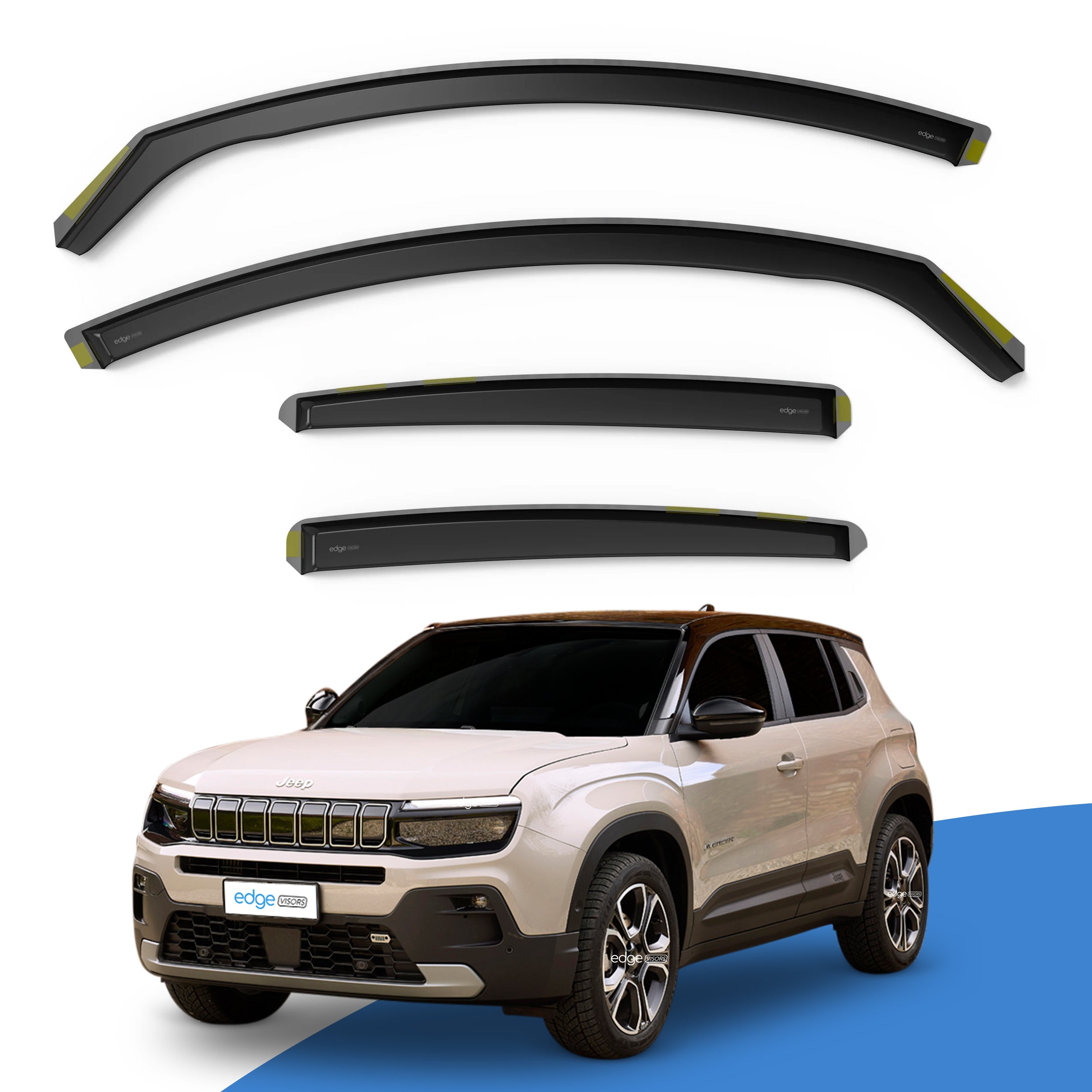 Jeep Avenger MK1 2023-Onwards 5 Door SUV Wind Deflectors 4pc
