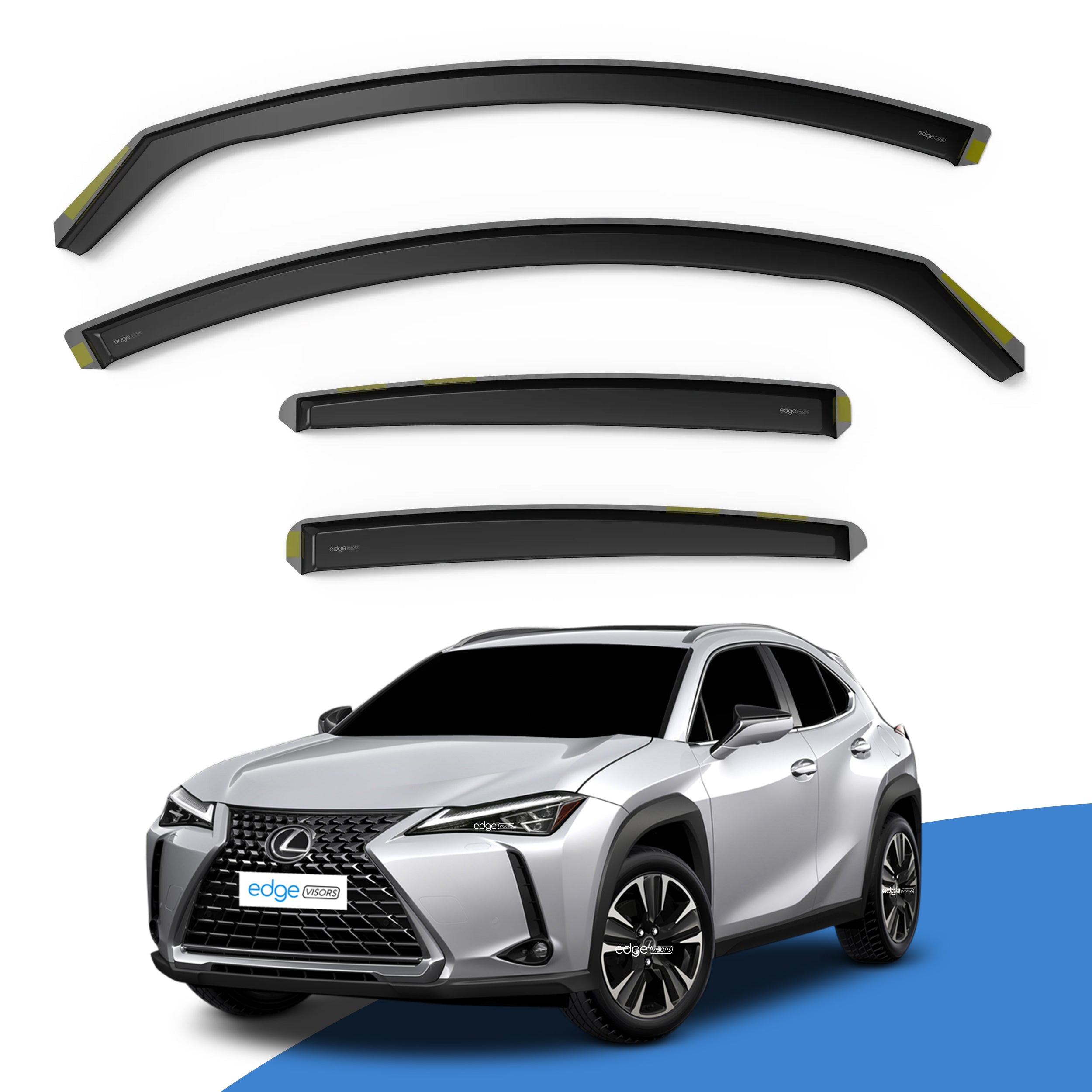 Lexus UX MK1 2019-Onwards 5 Door SUV Wind Deflectors 4pc