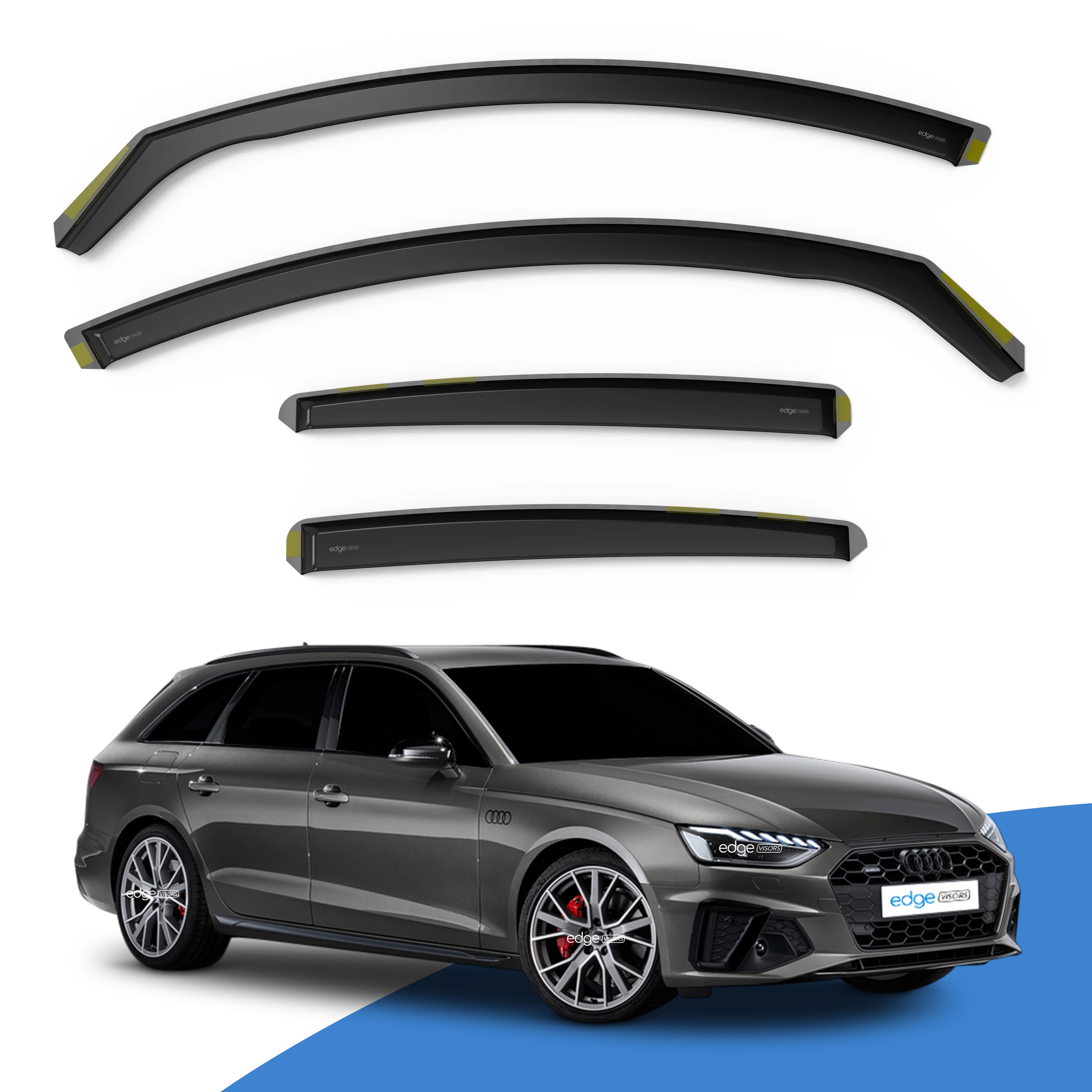 Audi A4 B9 2015-2024 5 Door Avant Estate Wind Deflectors 4pc