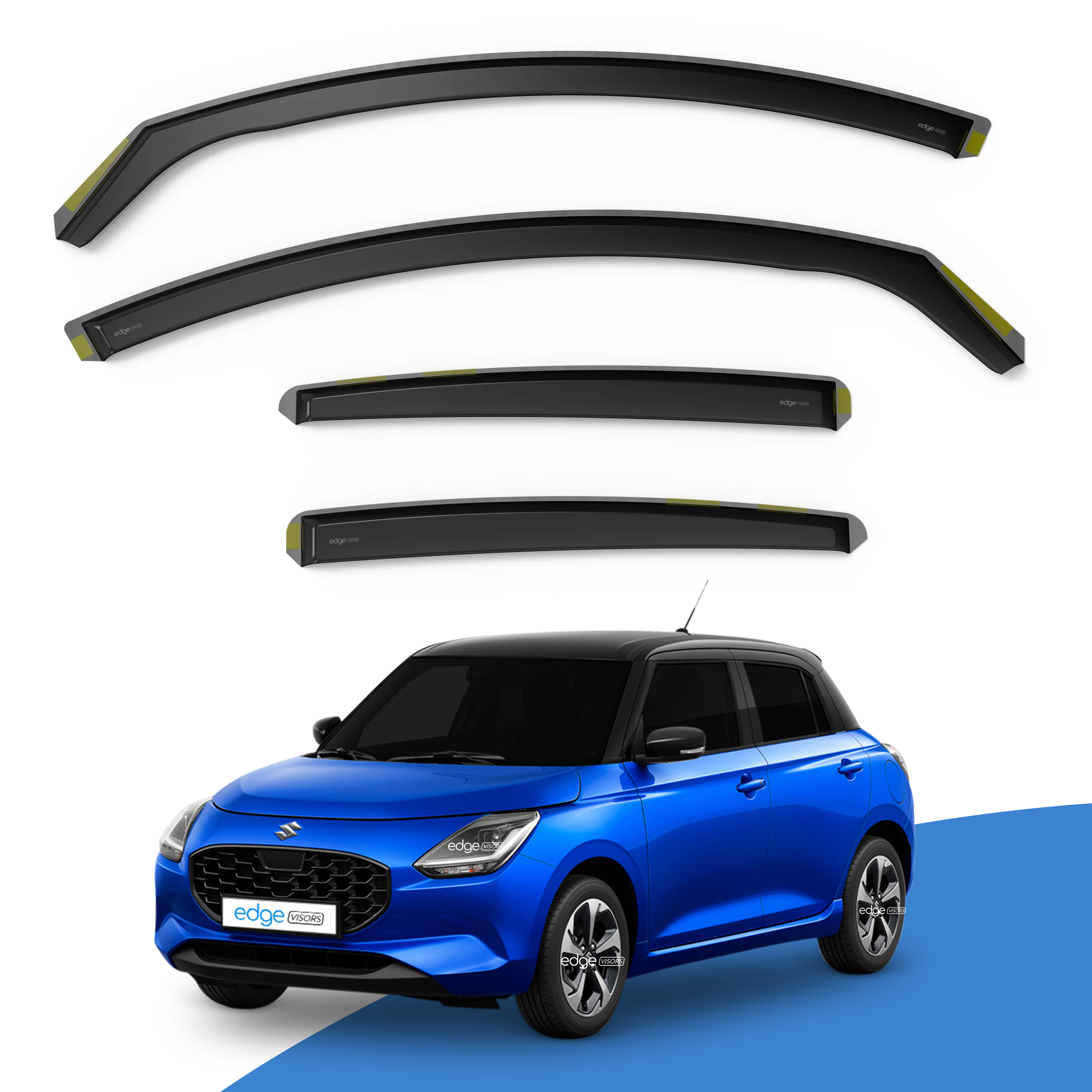 Suzuki Swift MK5 2024-Onwards 5 Door Hatchback Wind Deflectors 4pc