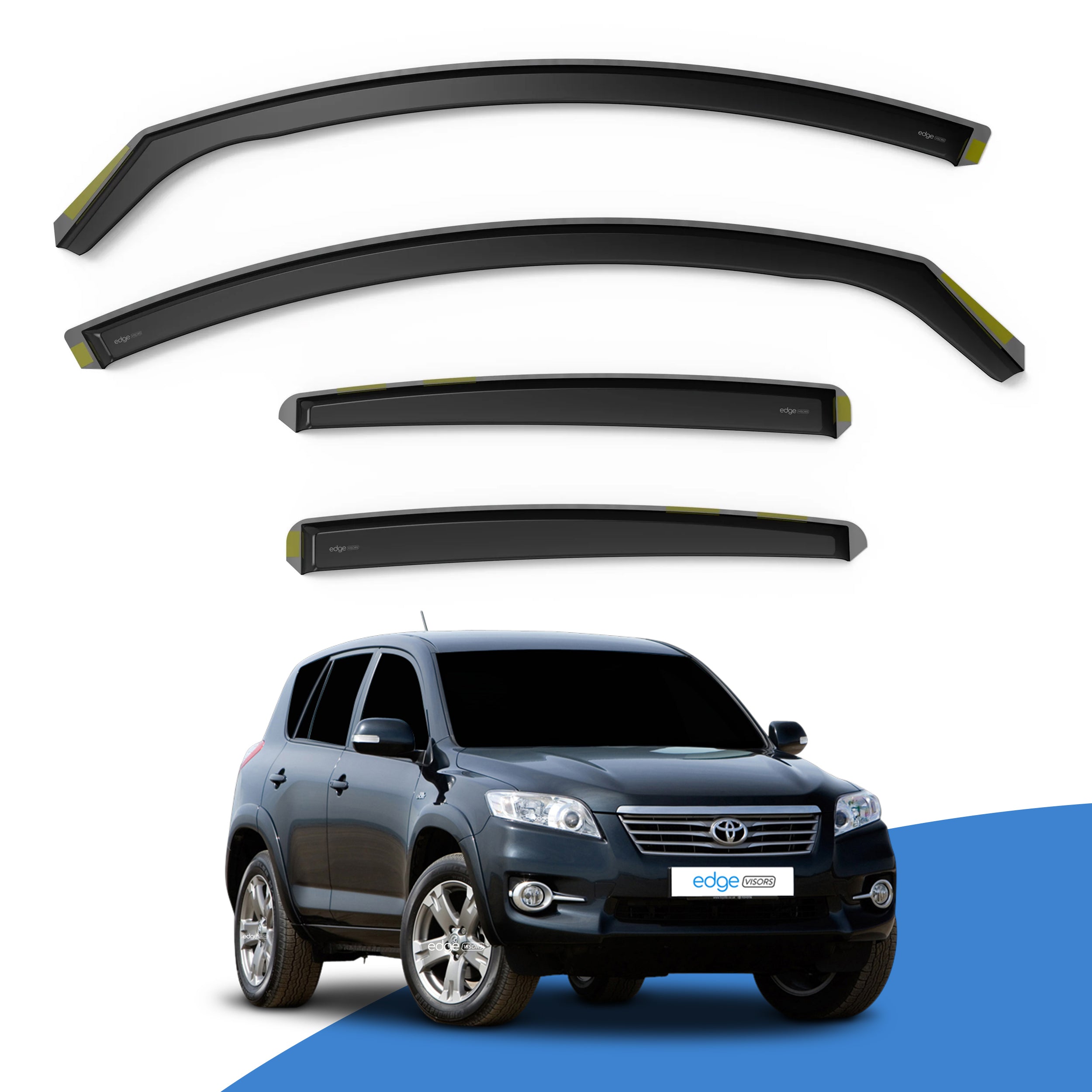 Toyota RAV-4 MK3 2006-2012 5 Door SUV Wind Deflectors 4pc