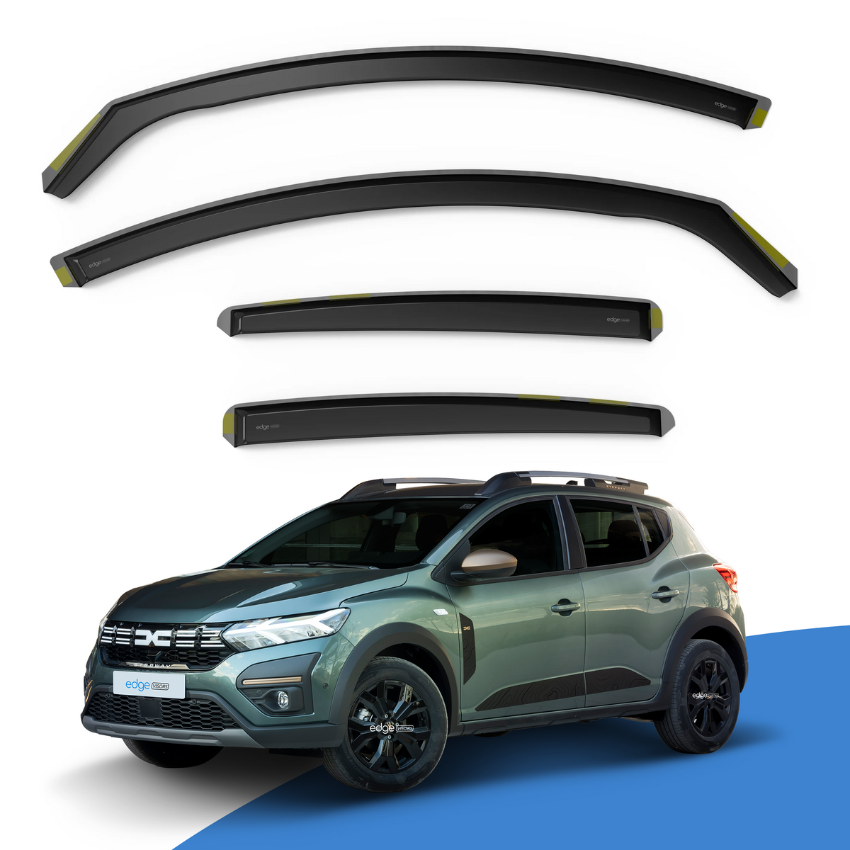 DACIA Sandero MK3 2021-Onwards 5 Door Hatchback Wind Deflectors 4pc