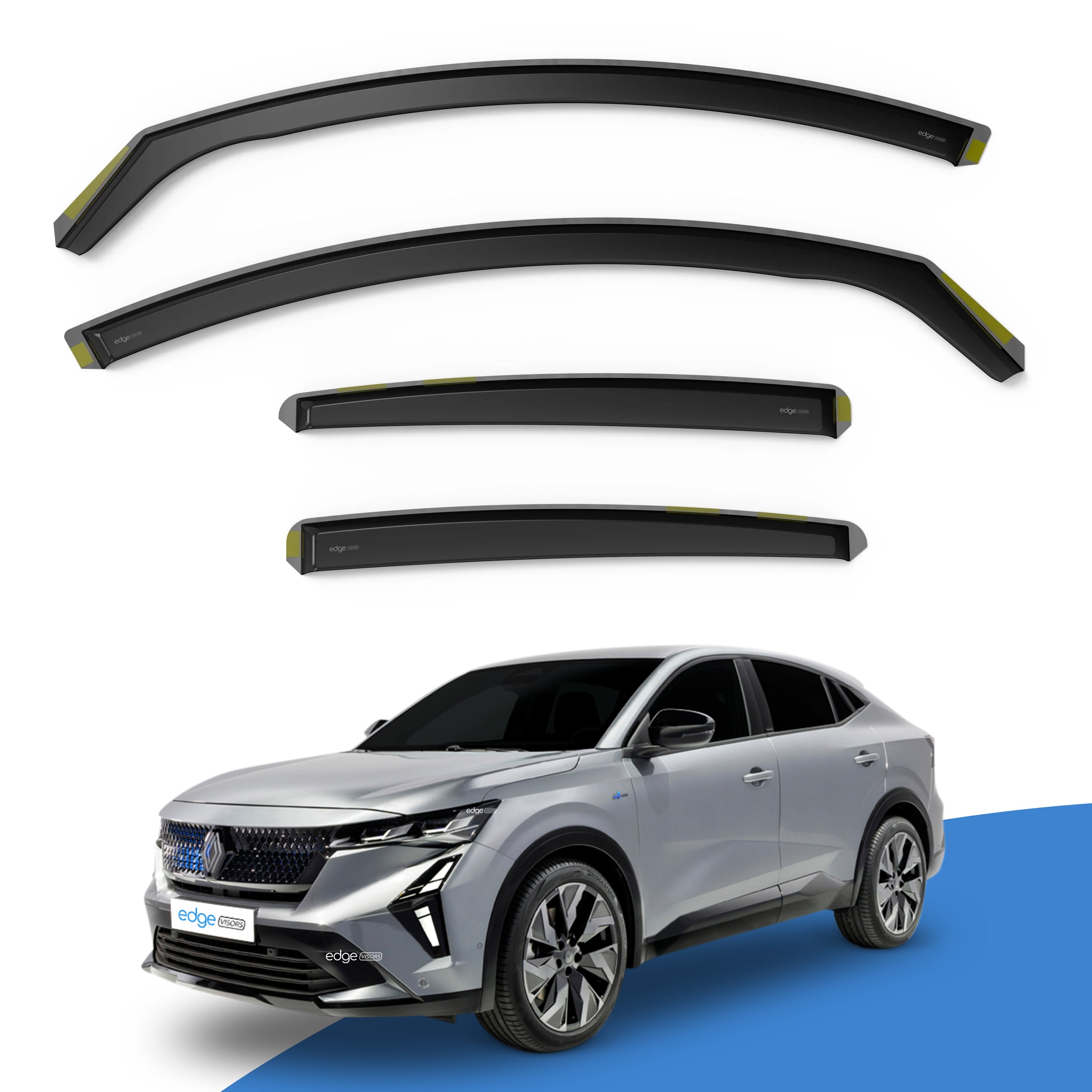 Renault Rafale MK1 2024-Onwards 5 Door SUV Wind Deflectors 4pc