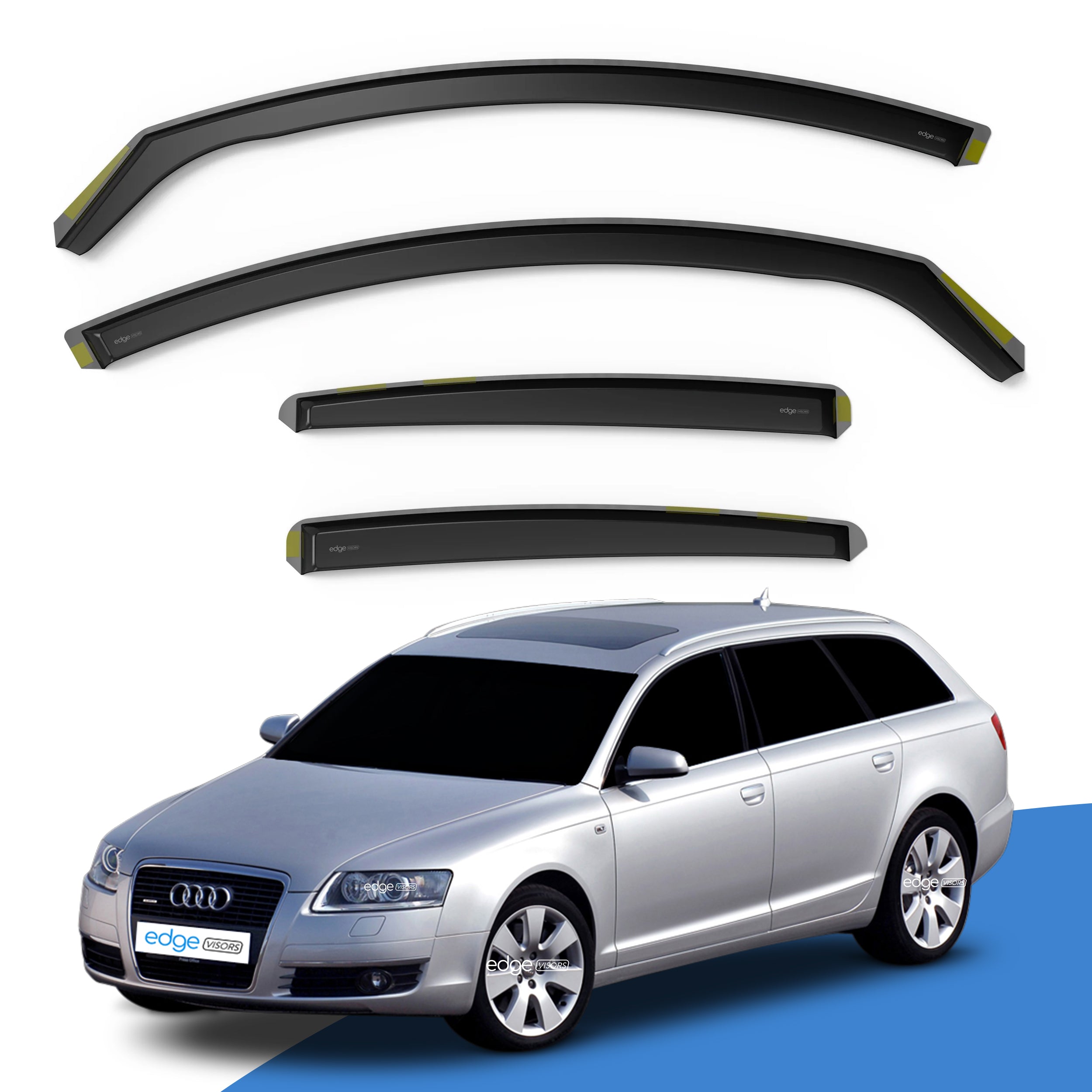 Audi A4 B6 B7 2000-2009 5 Door Avant Estate Wind Deflectors 4pc
