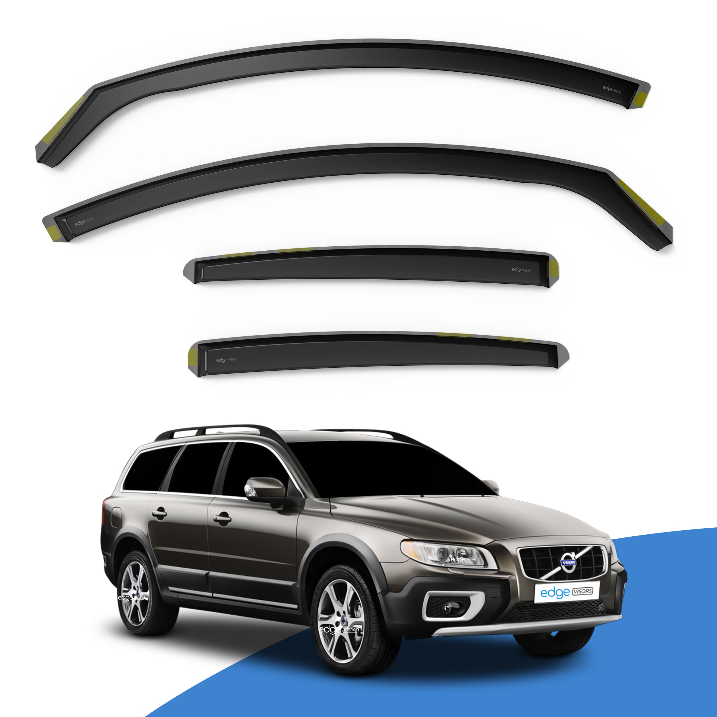 Volvo V70/XC70 MK3 2007-2016 5 Door Estate Wind Deflectors 4pc