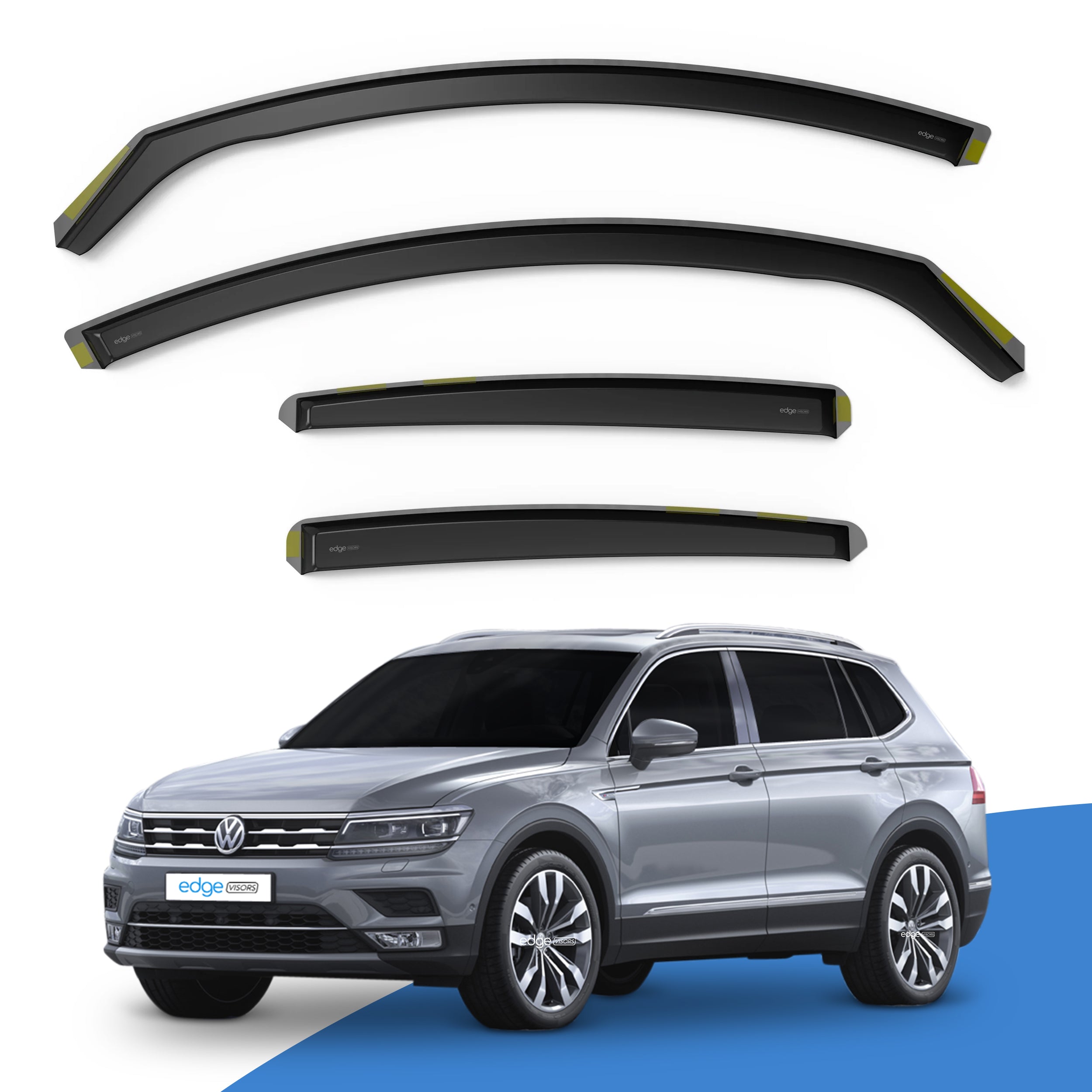 VW Tiguan Allspace MK2 2017-2025 5 Door SUV Wind Deflectors 4pc