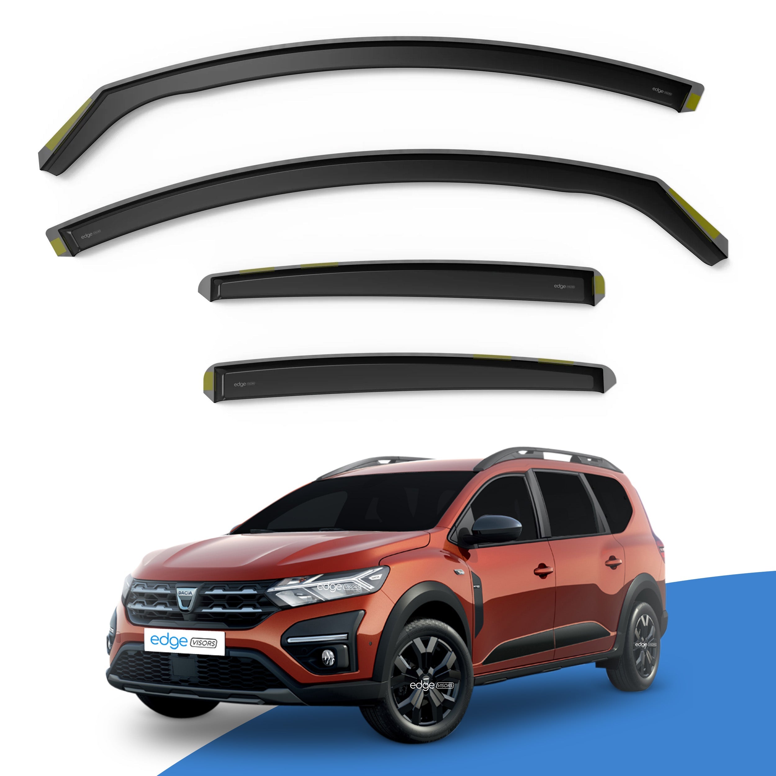 Dacia Jogger MK1 2021-Onwards 5 Door MPV Wind Deflectors 4pc
