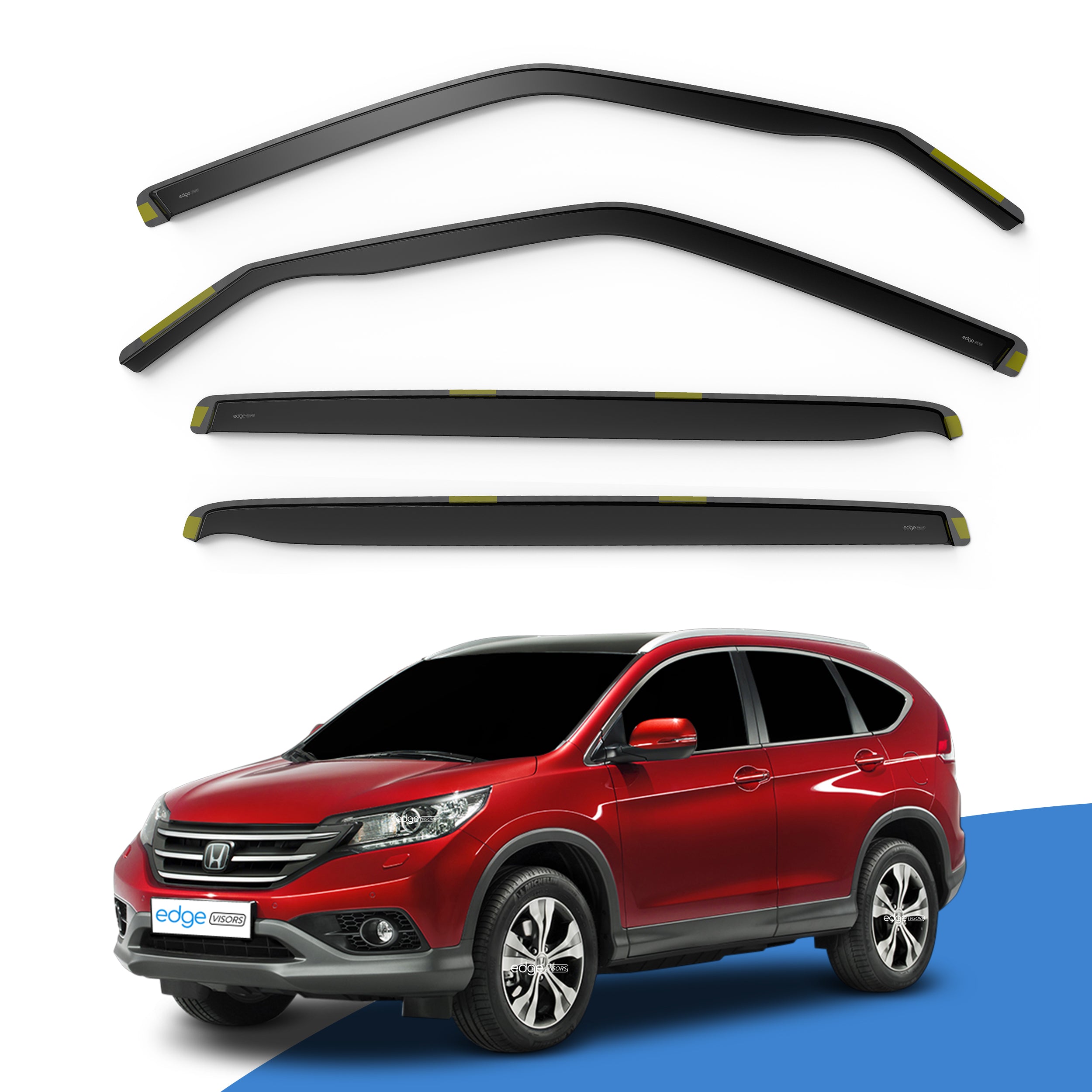 Honda CR-V MK4 2012-2018 5 Door SUV Wind Deflectors 4pc