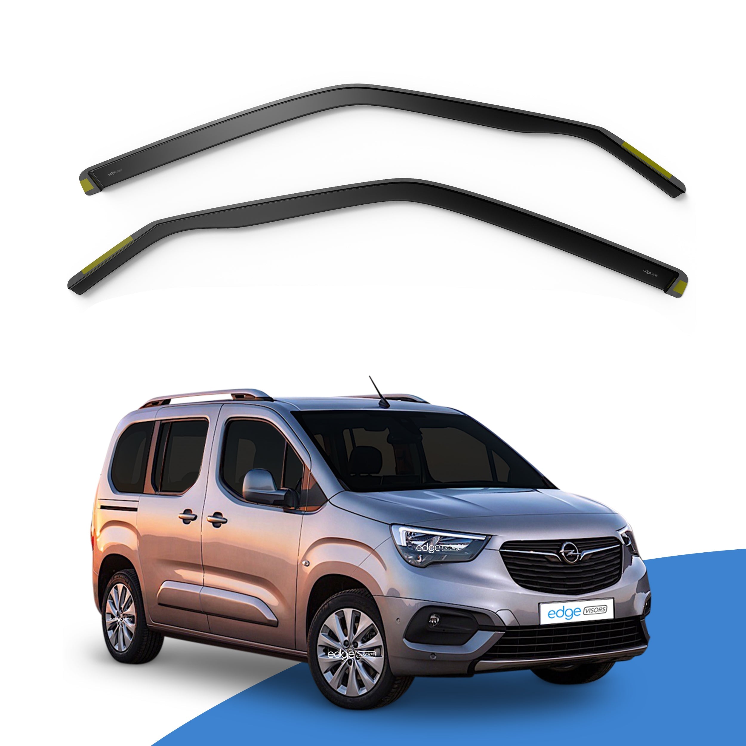 Vauxhall Combo E MK5 2018-Onwards 2 Door Van Wind Deflectors 2pc