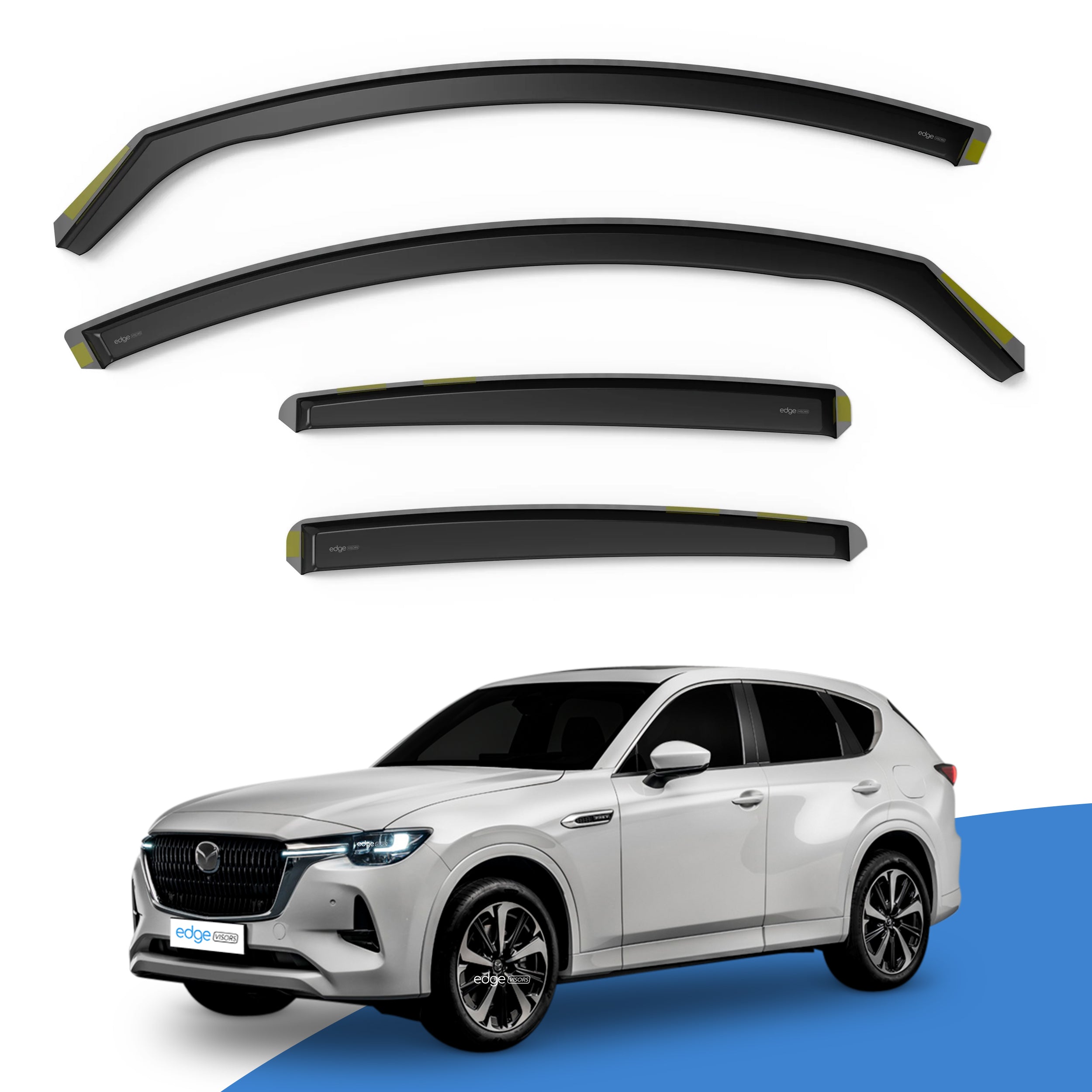 Mazda CX-60 MK1 2022-Onwards 5 Door SUV Wind Deflectors 4pc