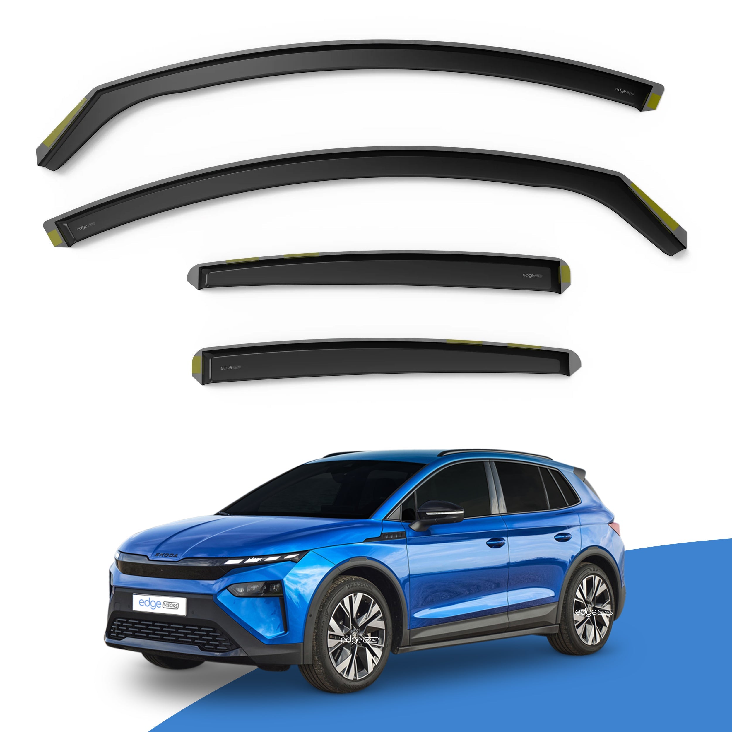 Skoda Elroq MK1 2025-Onwards 5 Door SUV Wind Deflectors 4pc