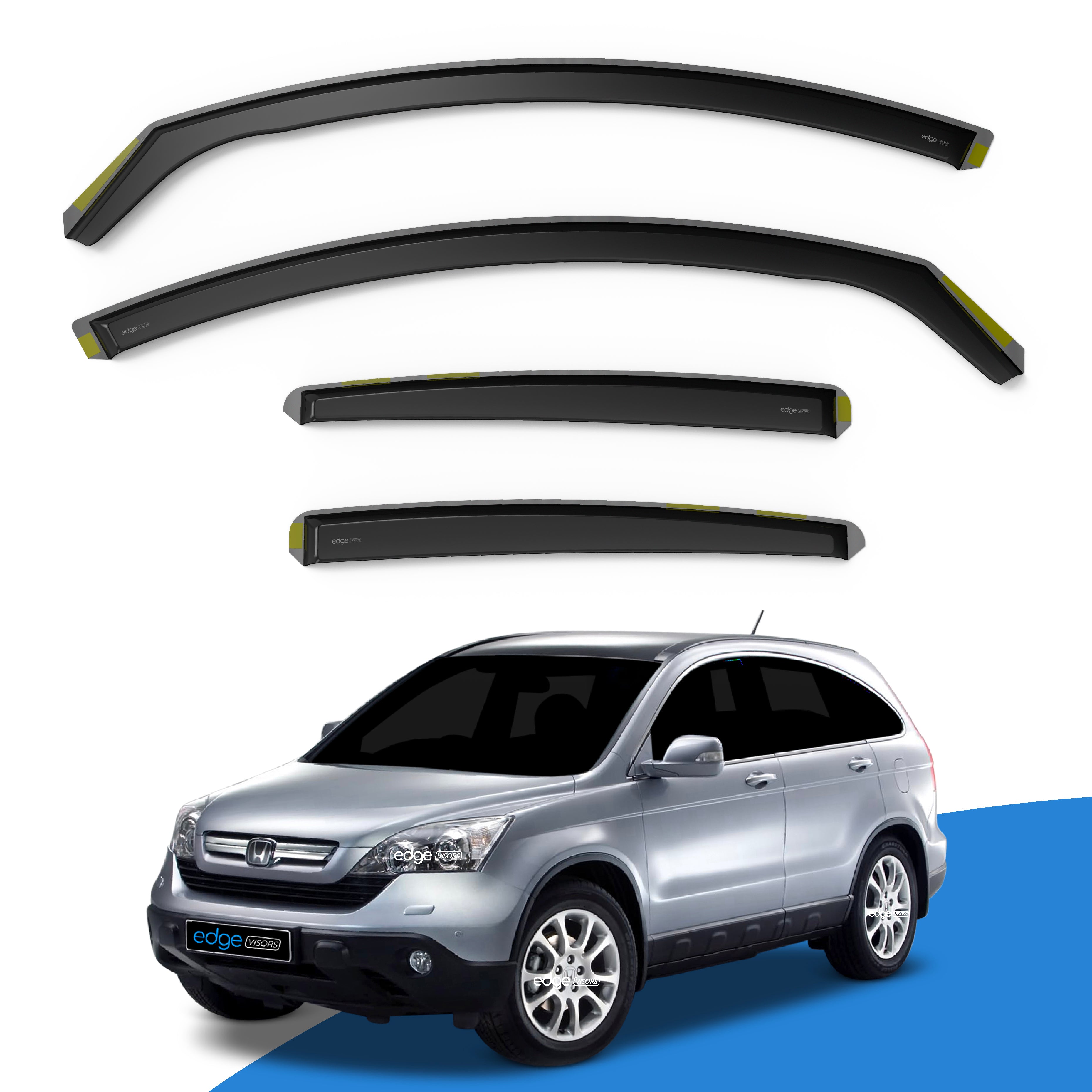 Honda CR-V MK3 2007-2012 5 Door SUV Wind Deflectors 4pc