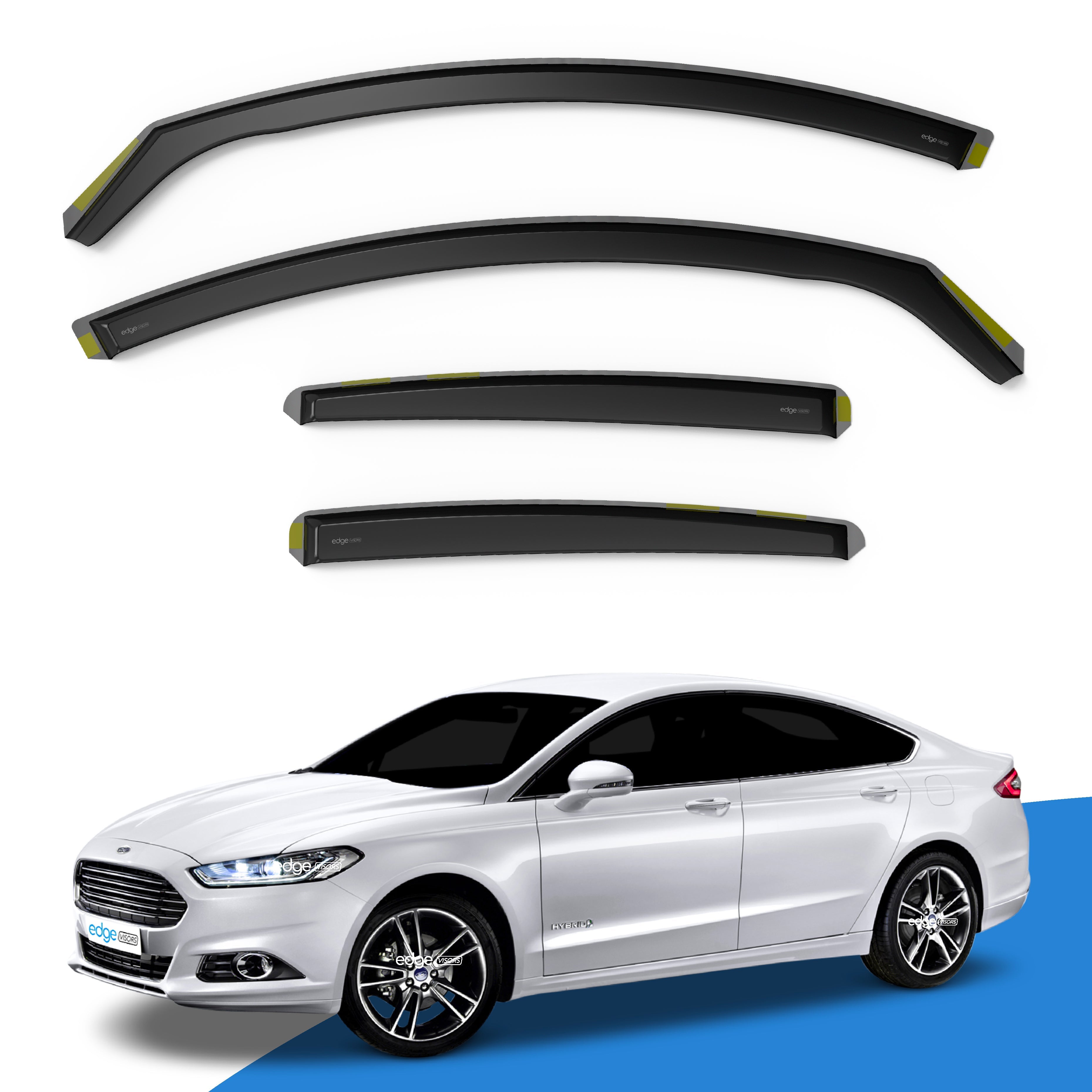 Ford Mondeo MK5 2015-2022 5 Door Hatchback Wind Deflectors 4pc