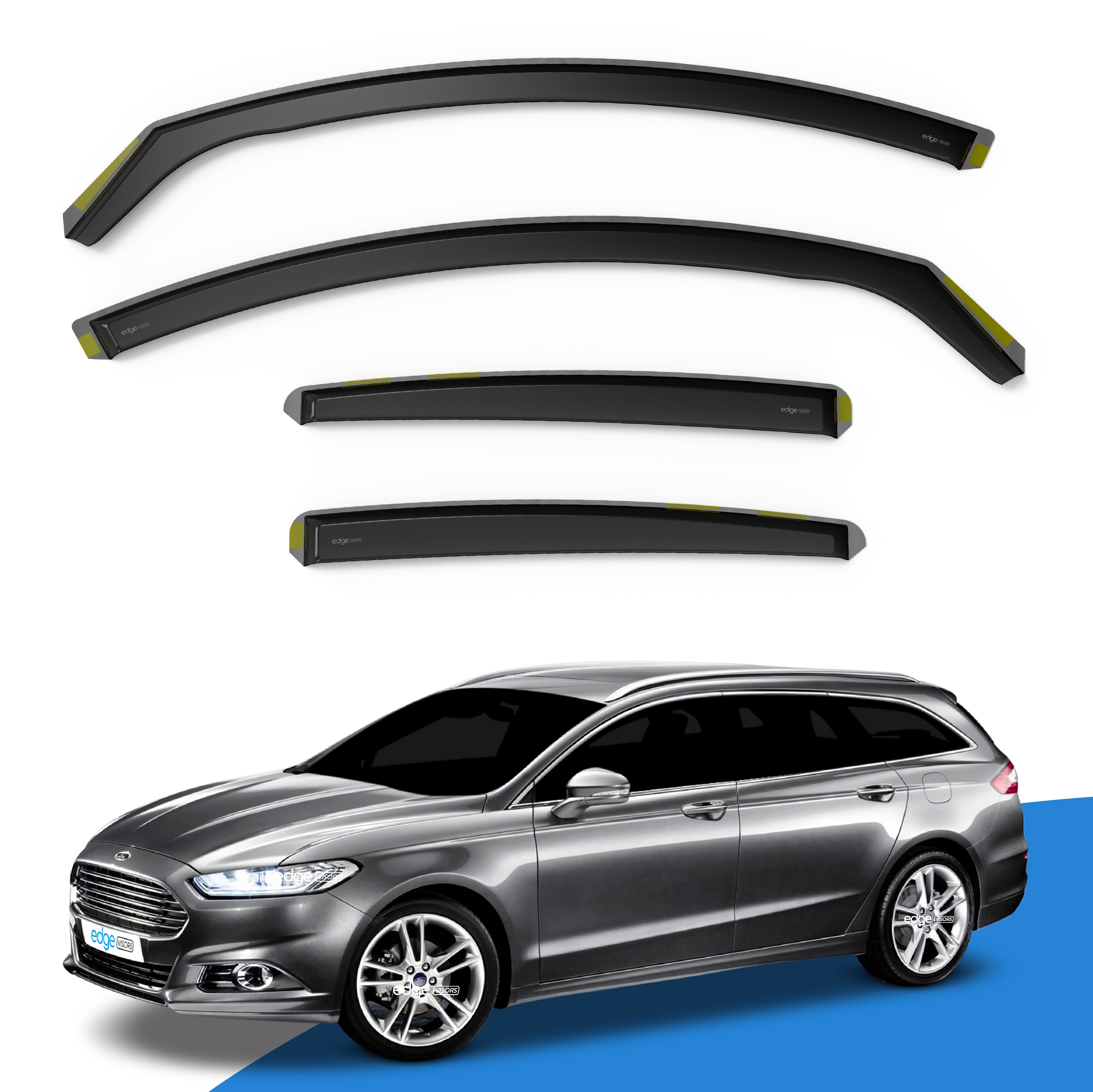 Ford Mondeo MK5 2015-2022 5 Door Estate Wind Deflectors 4pc