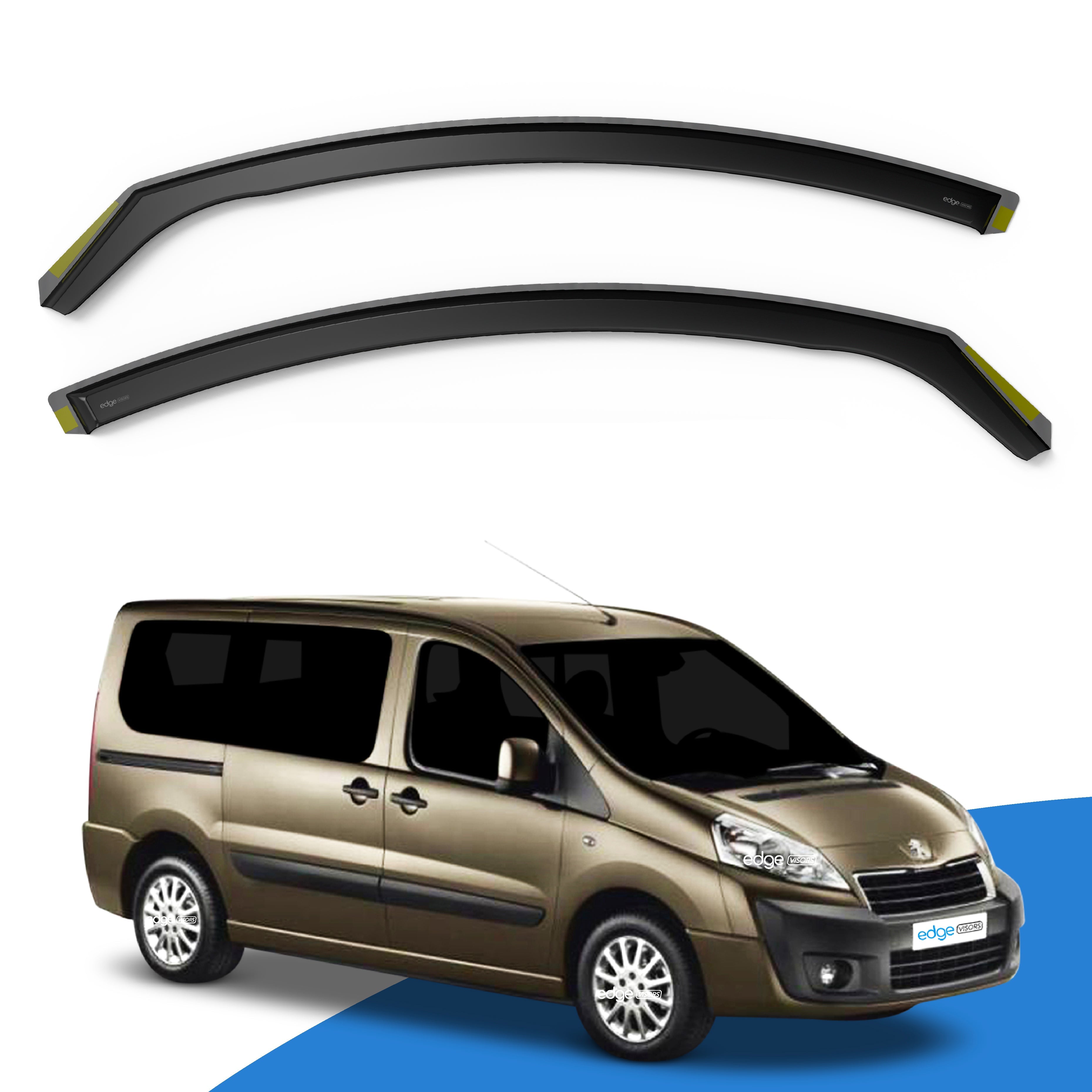 Peugeot Expert MK2 2007-2016 2 Door Van Wind Deflectors 2pc