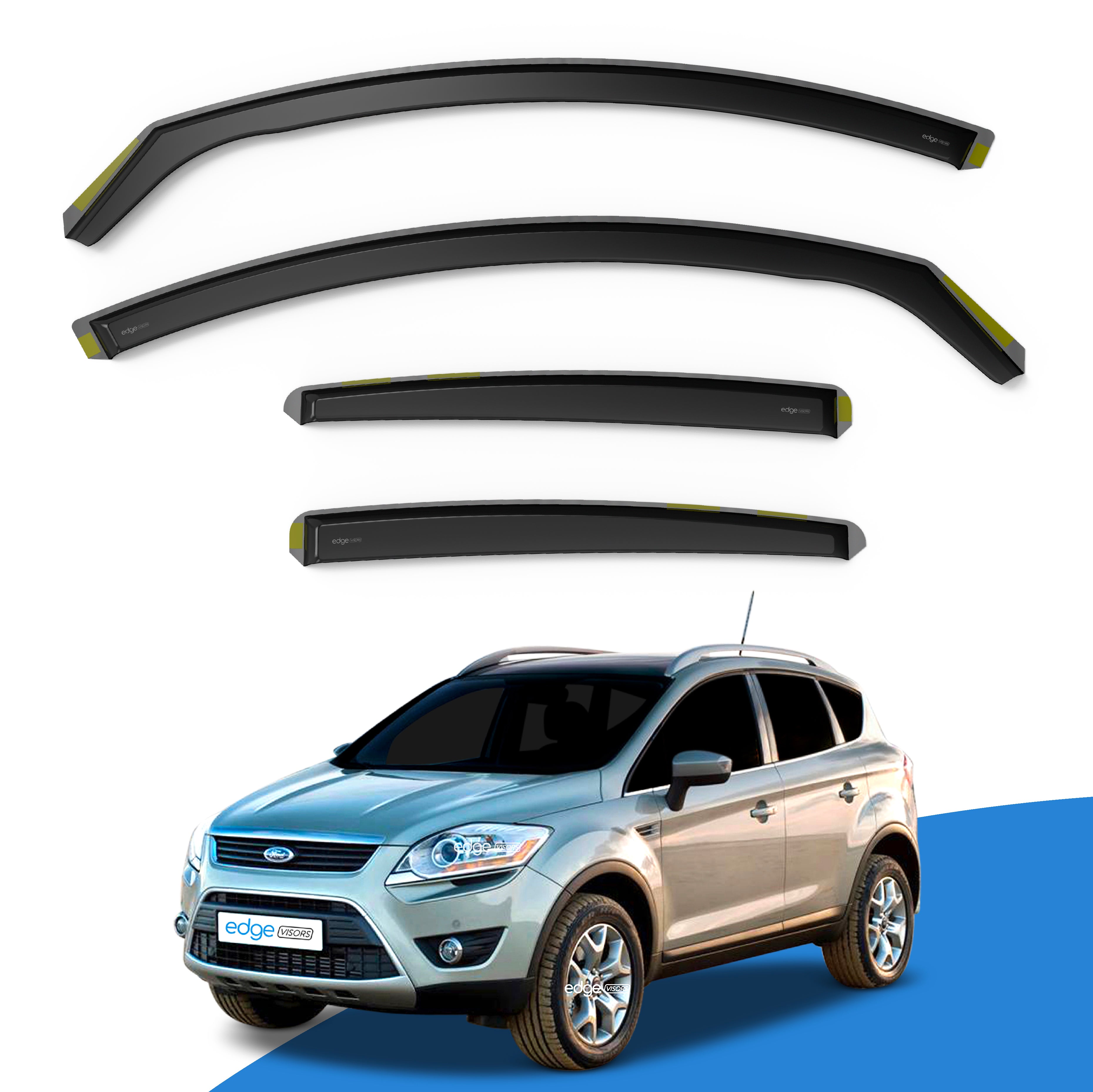 Ford Kuga MK1 2008-2012 5 Door SUV Wind Deflectors 4pc