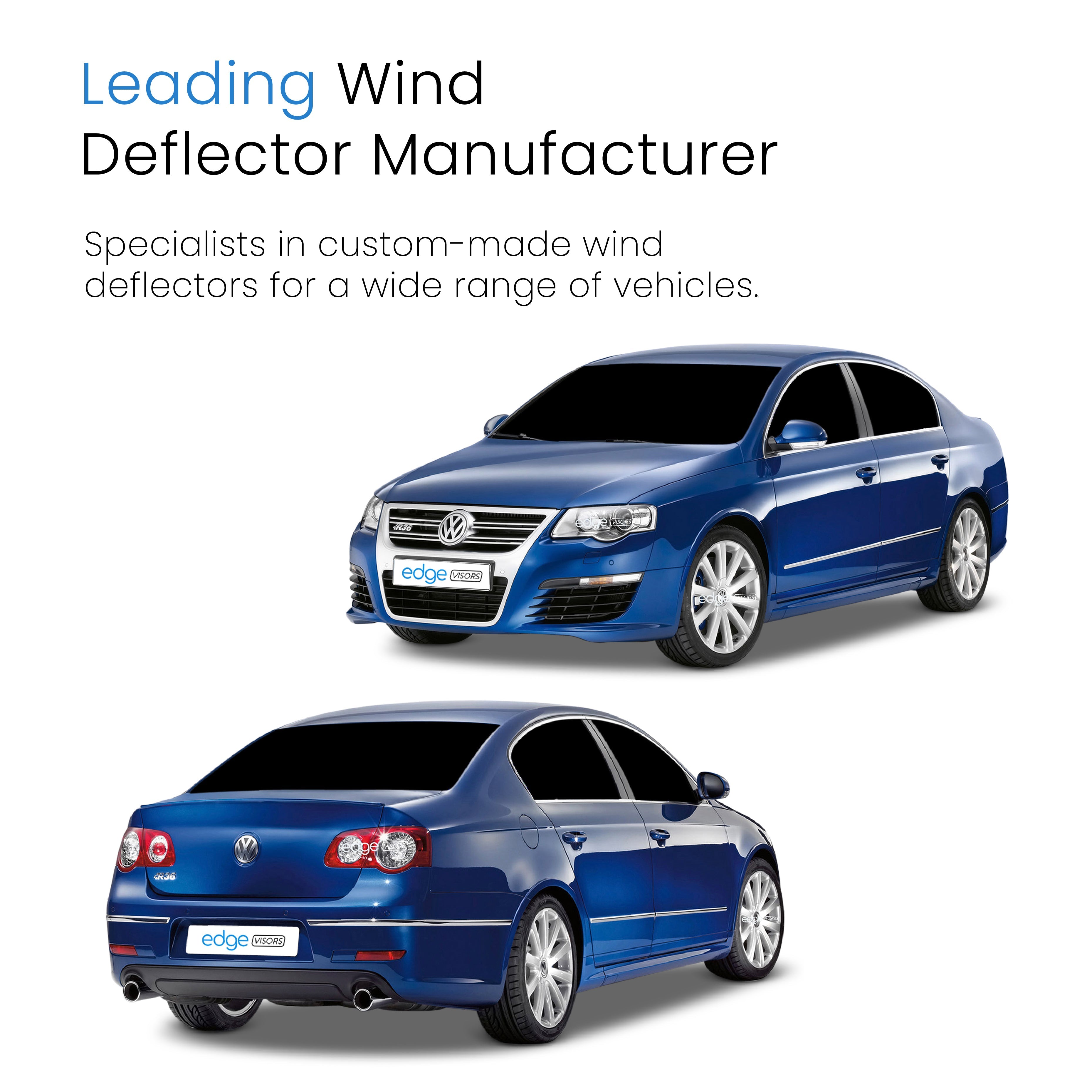 VW Passat B6 B7 2005-2014 5 Door Saloon Wind Deflectors 4pc