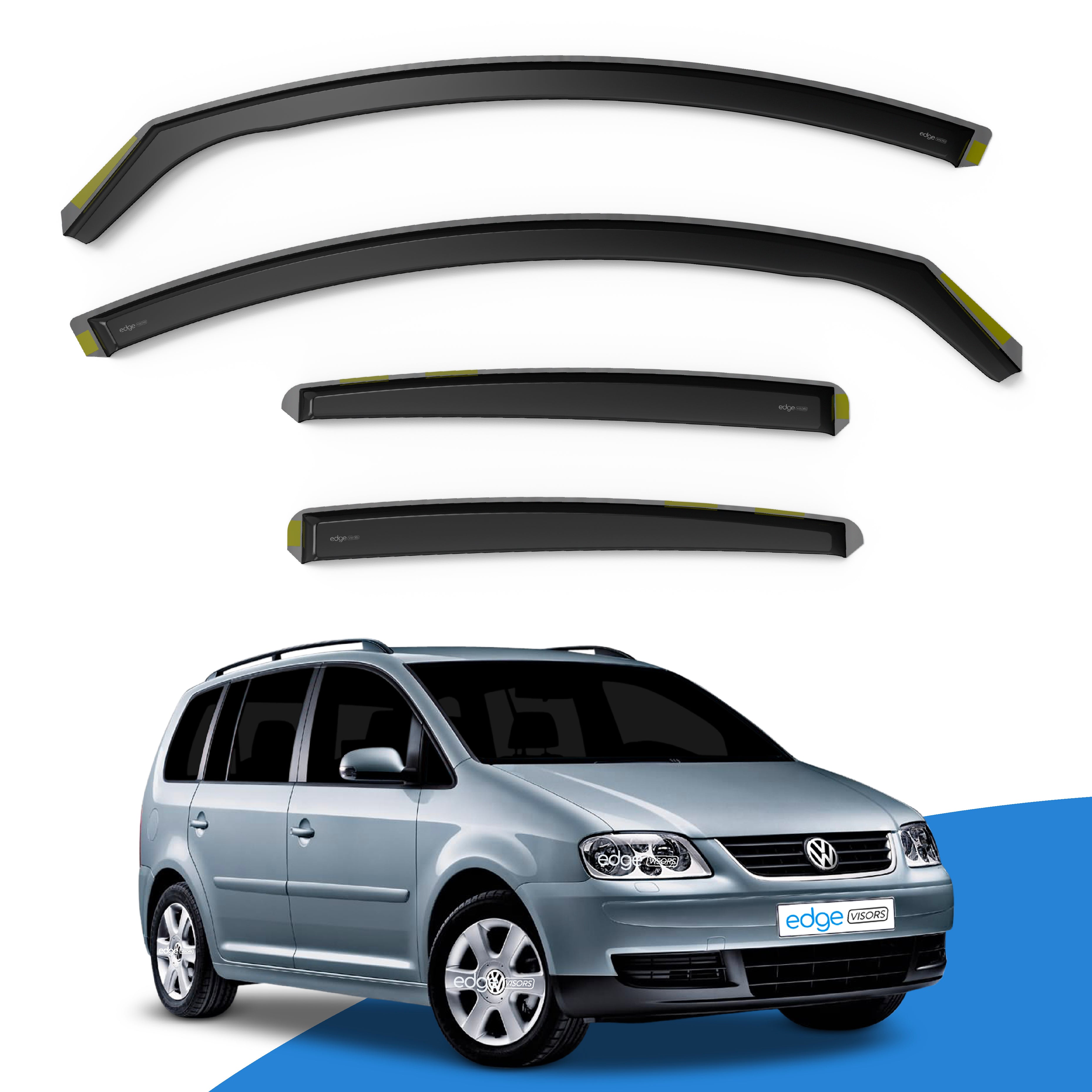 VW Touran MK1 2003-2015 5 Door MPV Wind Deflectors 4pc