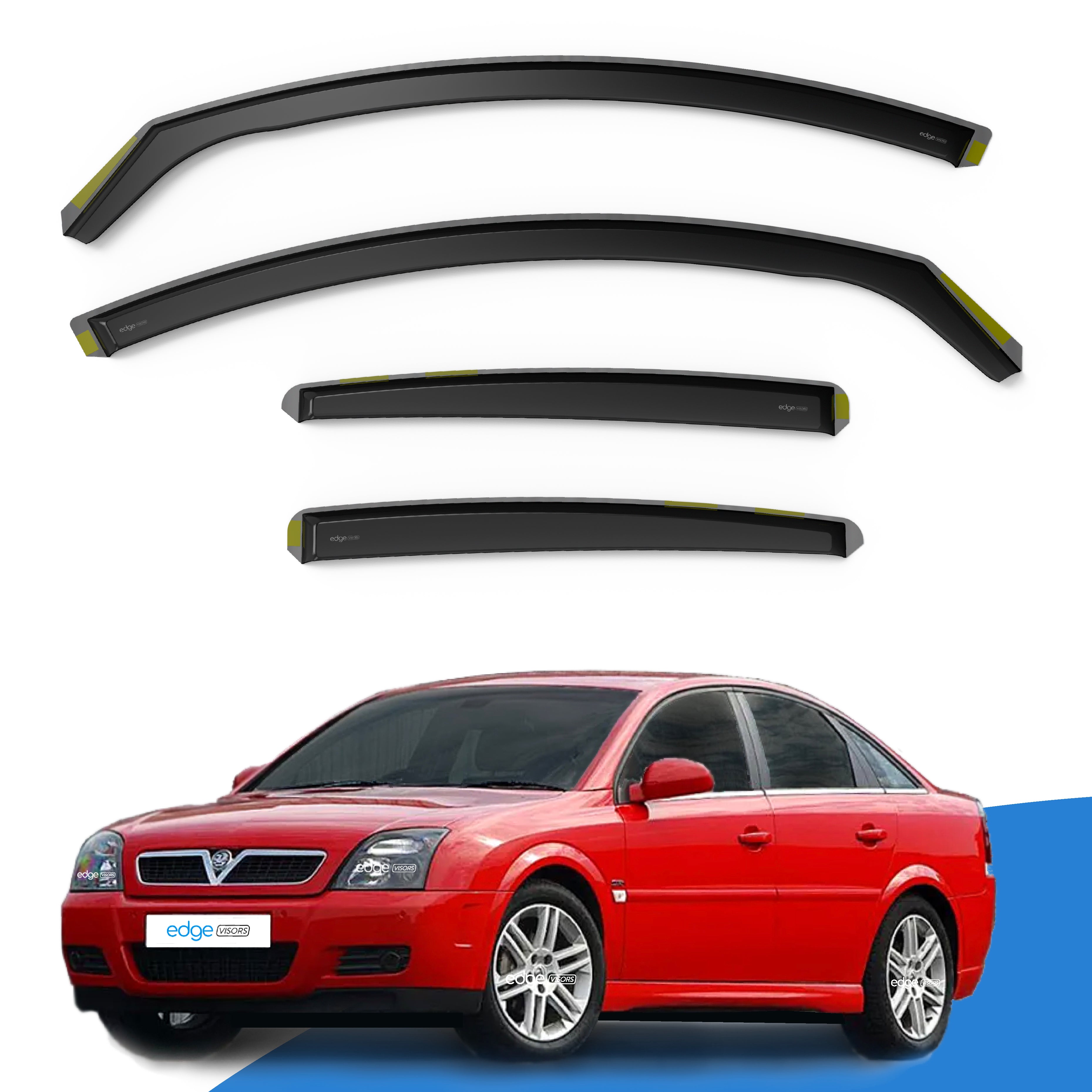 Vauxhall Vectra C MK3 2002-2008 5 Door Hatchback/Liftback Wind Deflectors 4pc