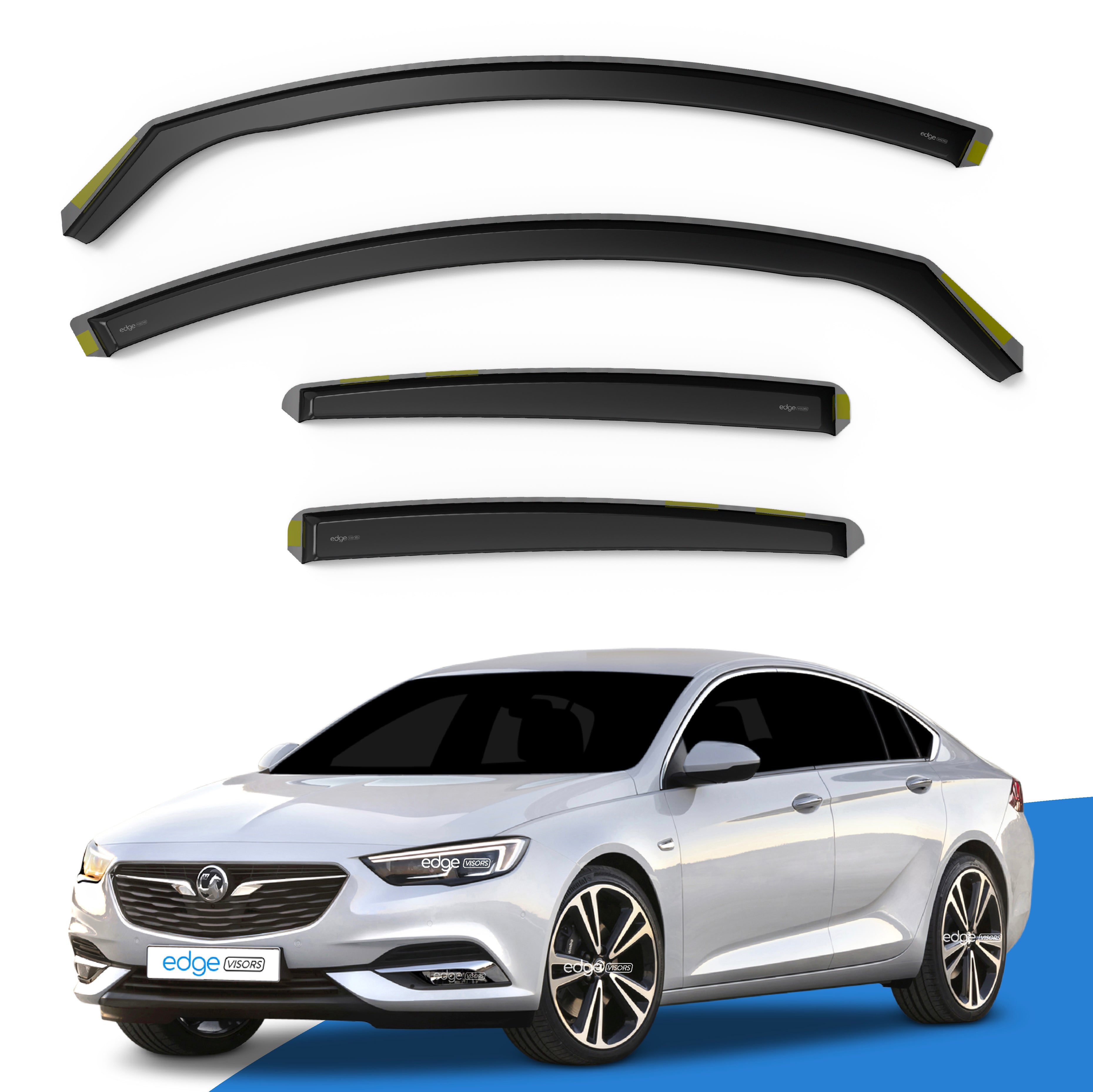 Vauxhall Insignia MK2 2017-2022 5 Door Hatchback Liftback Wind Deflectors 4pc