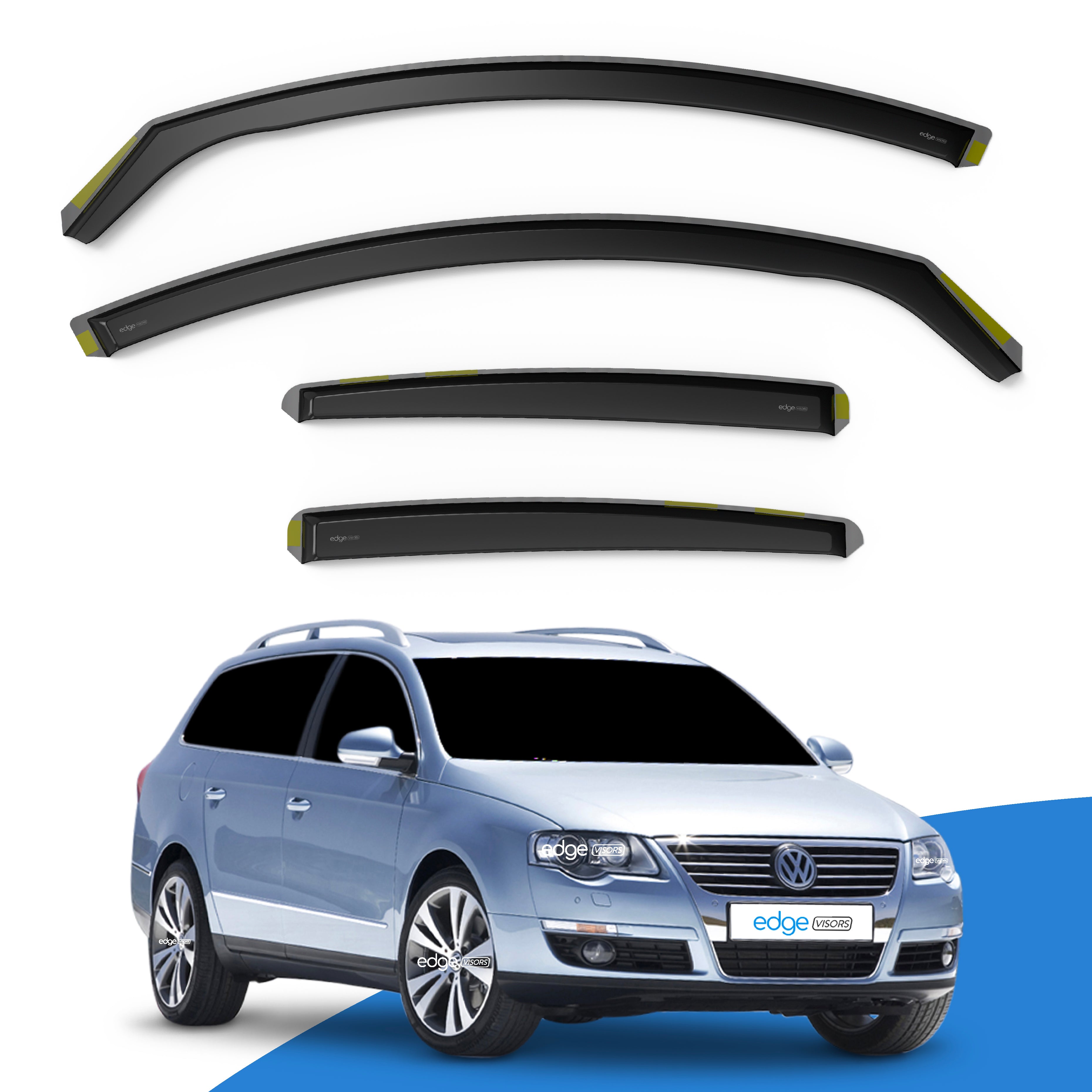 VW Passat B6 / B7 2005-2014 5 Door Estate Wind Deflectors 4pc