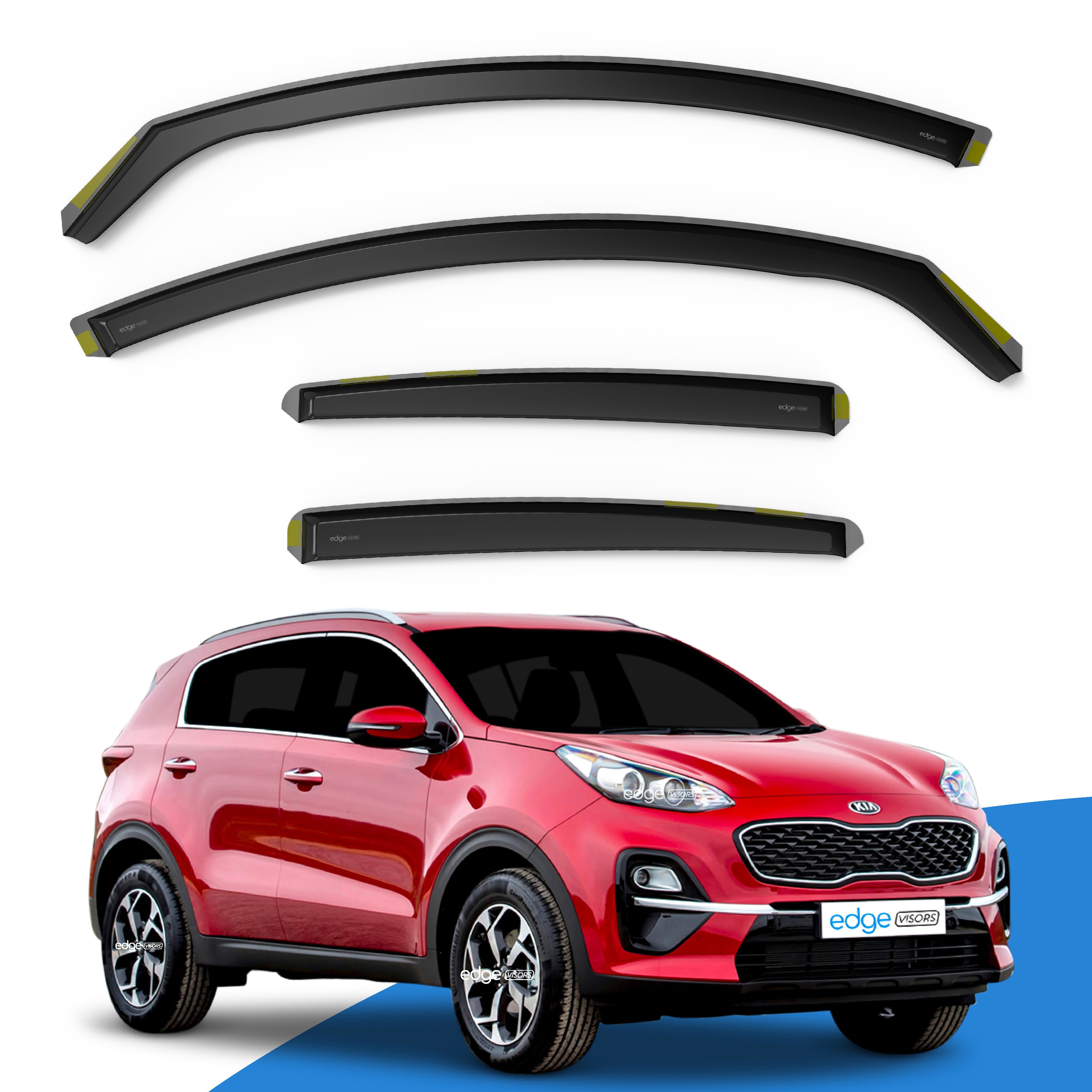 Kia Sportage MK4 2016-2021 5 Door SUV Wind Deflectors 4pc