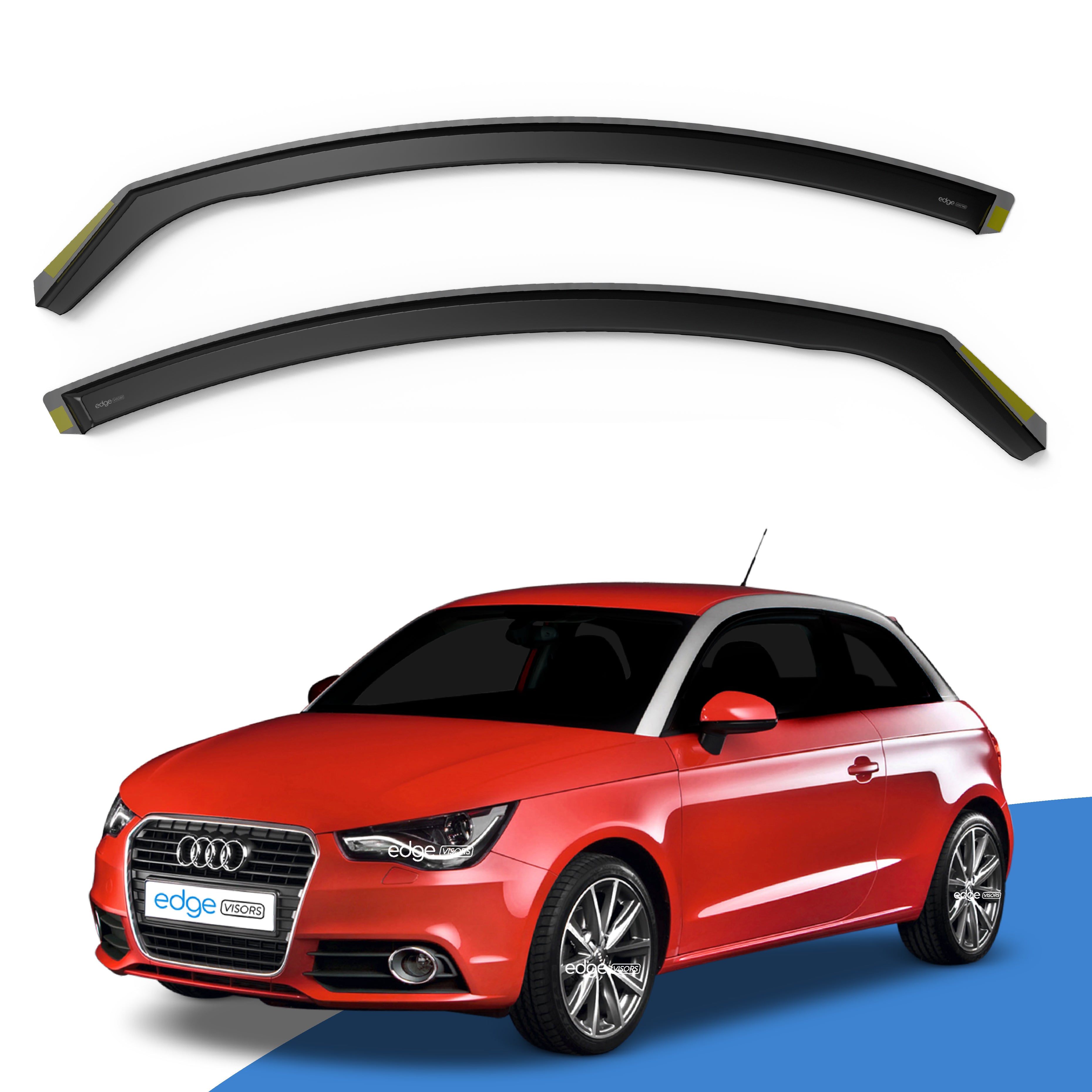 Audi A1 MK1 2012-2018 3 Door Hatchback Wind Deflectors 2pc