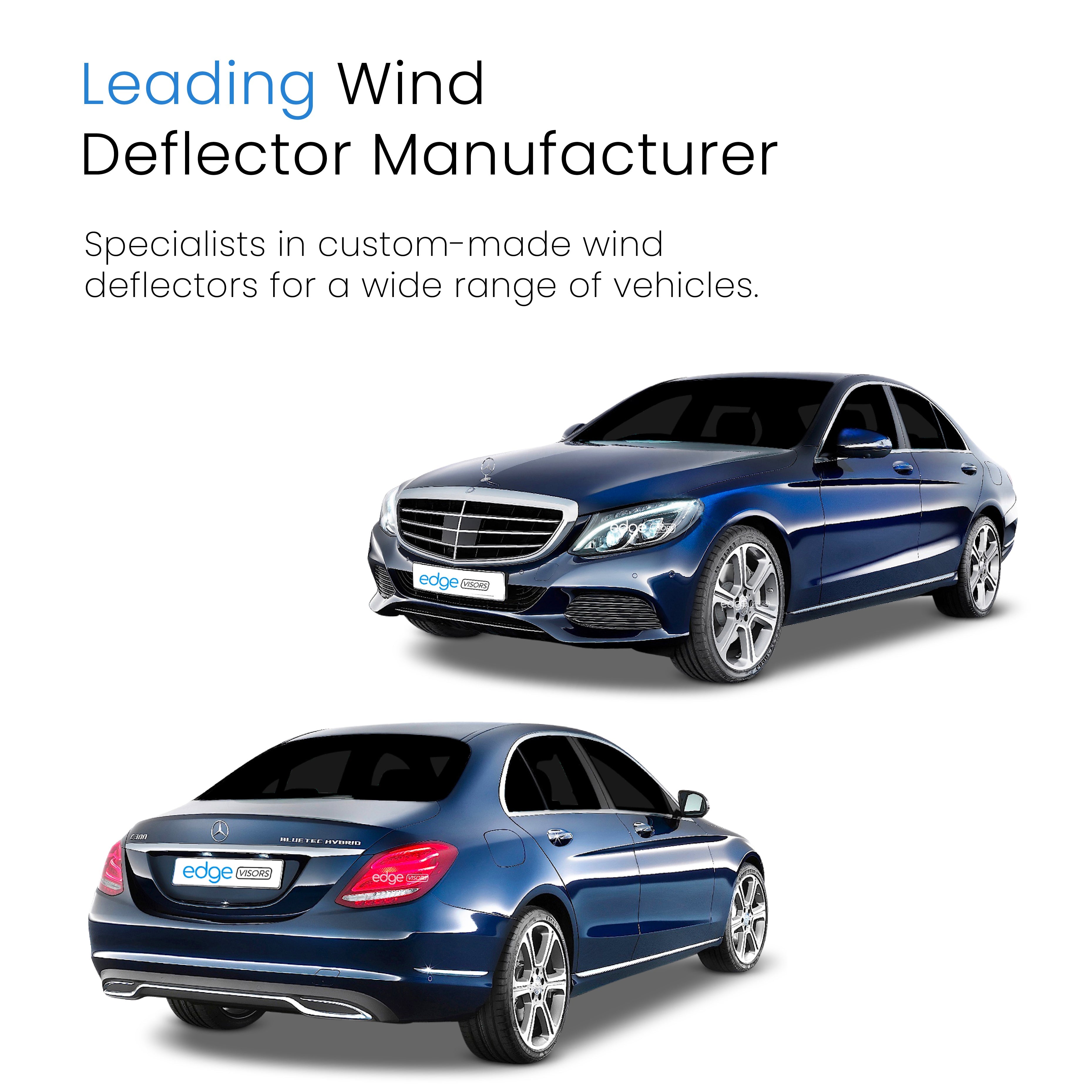Mercedes C-Class W205 2015-2022 4 Door Saloon Wind Deflectors 4pc