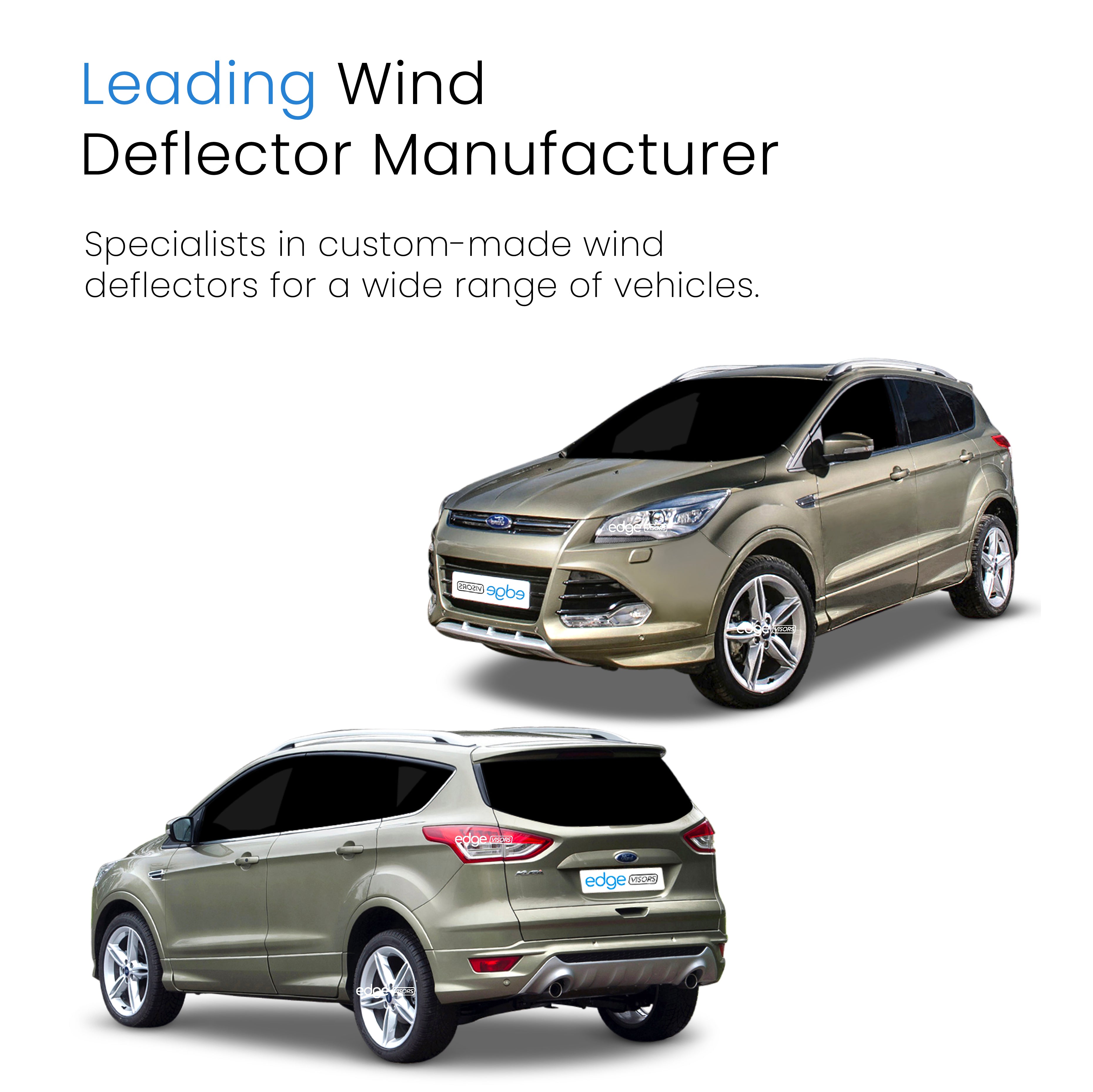 Ford Kuga MK2 2012-2019 5 Door SUV Wind Deflectors 4pc