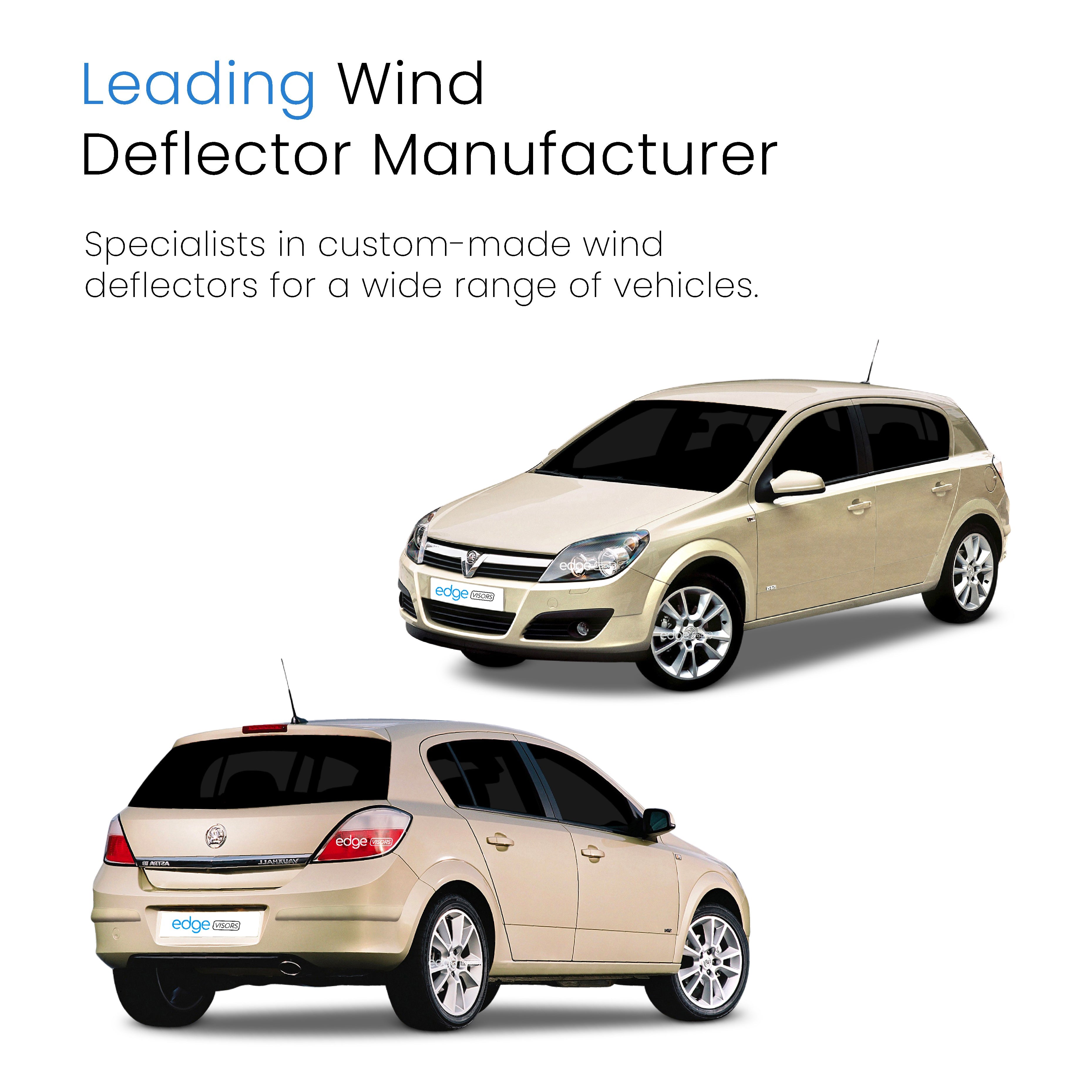 Vauxhall Astra H MK5 2004-2010 5 Door Hatchback Wind Deflectors 4pc