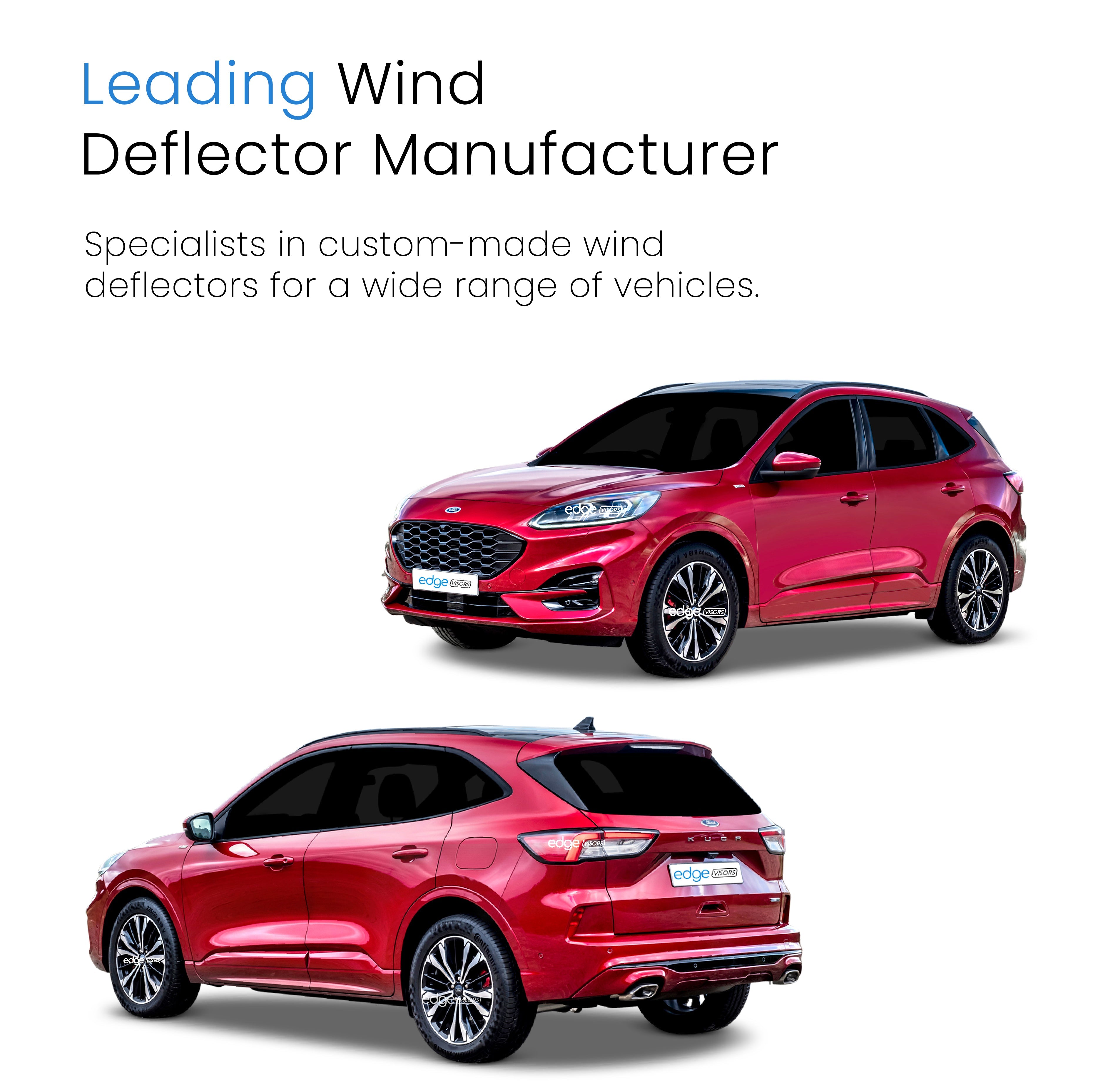 Ford Kuga MK3 2020-Onwards 5 Door SUV Wind Deflectors 4pc
