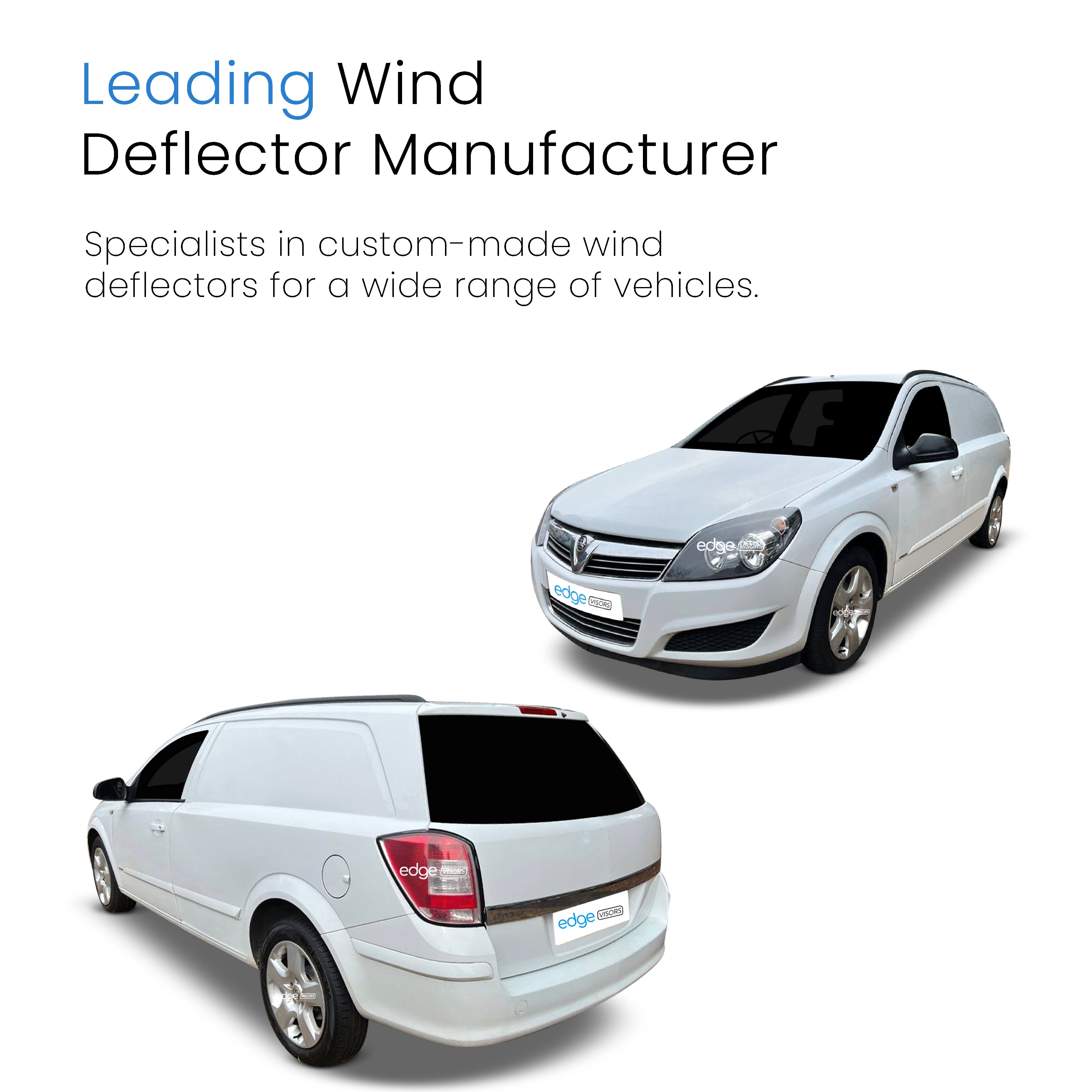 Vauxhall Astra H MK5 2004-2012 5 Door Estate Wind Deflectors 2pc