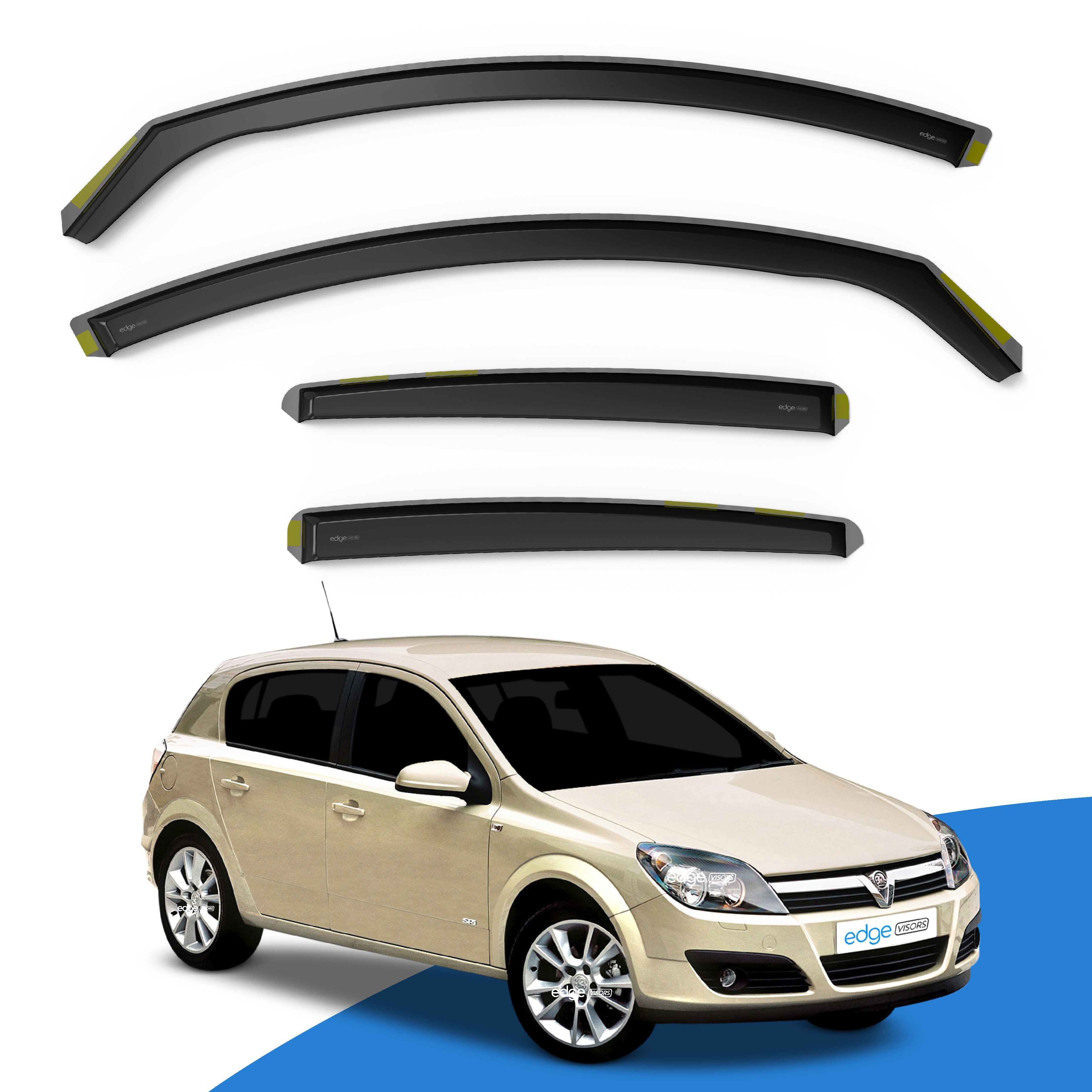 Vauxhall Astra H MK5 2004-2009 5 Door Hatchback Wind Deflectors 4pc