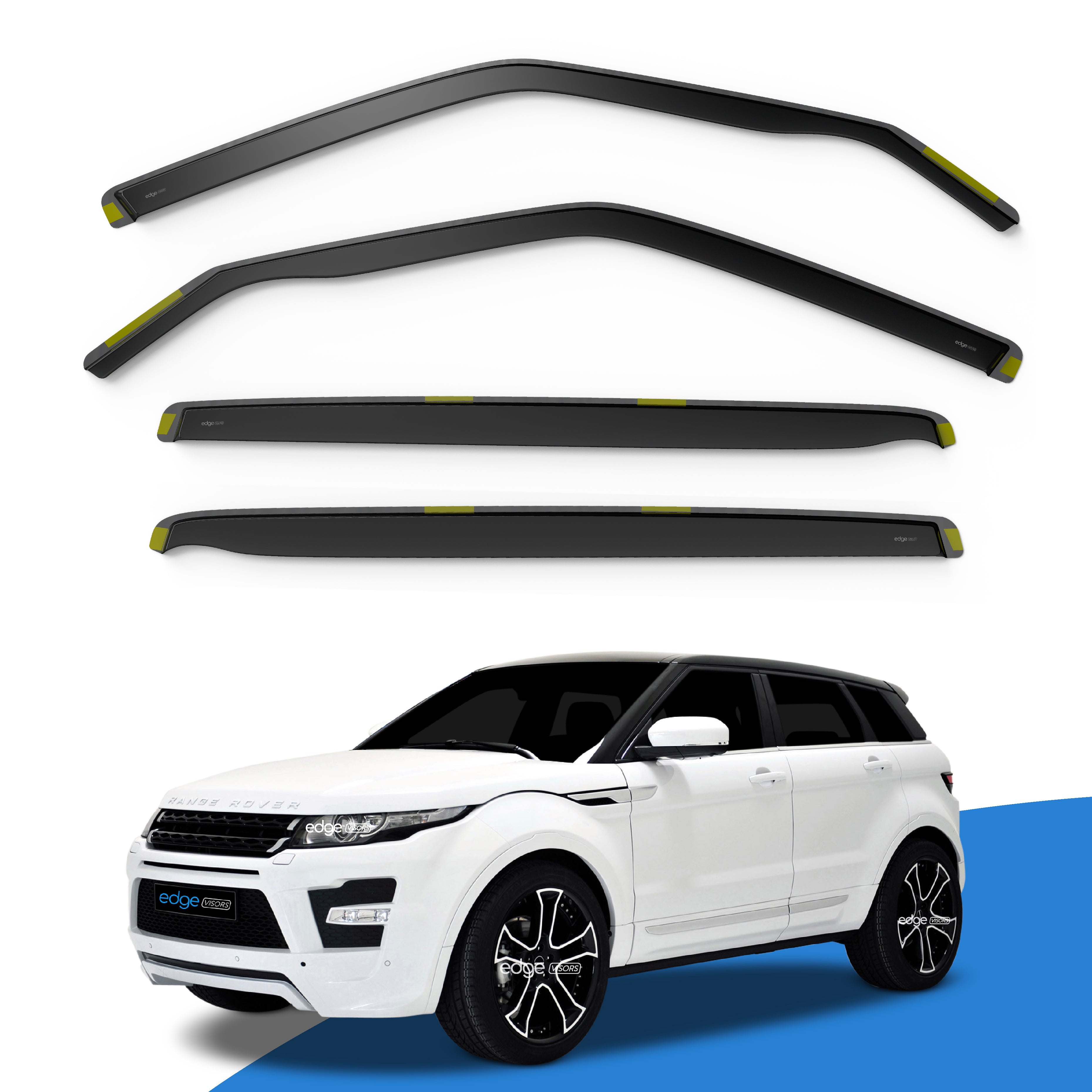 Range Rover Evoque MK1 2011-2018 5 Door SUV Wind Deflectors 4pc
