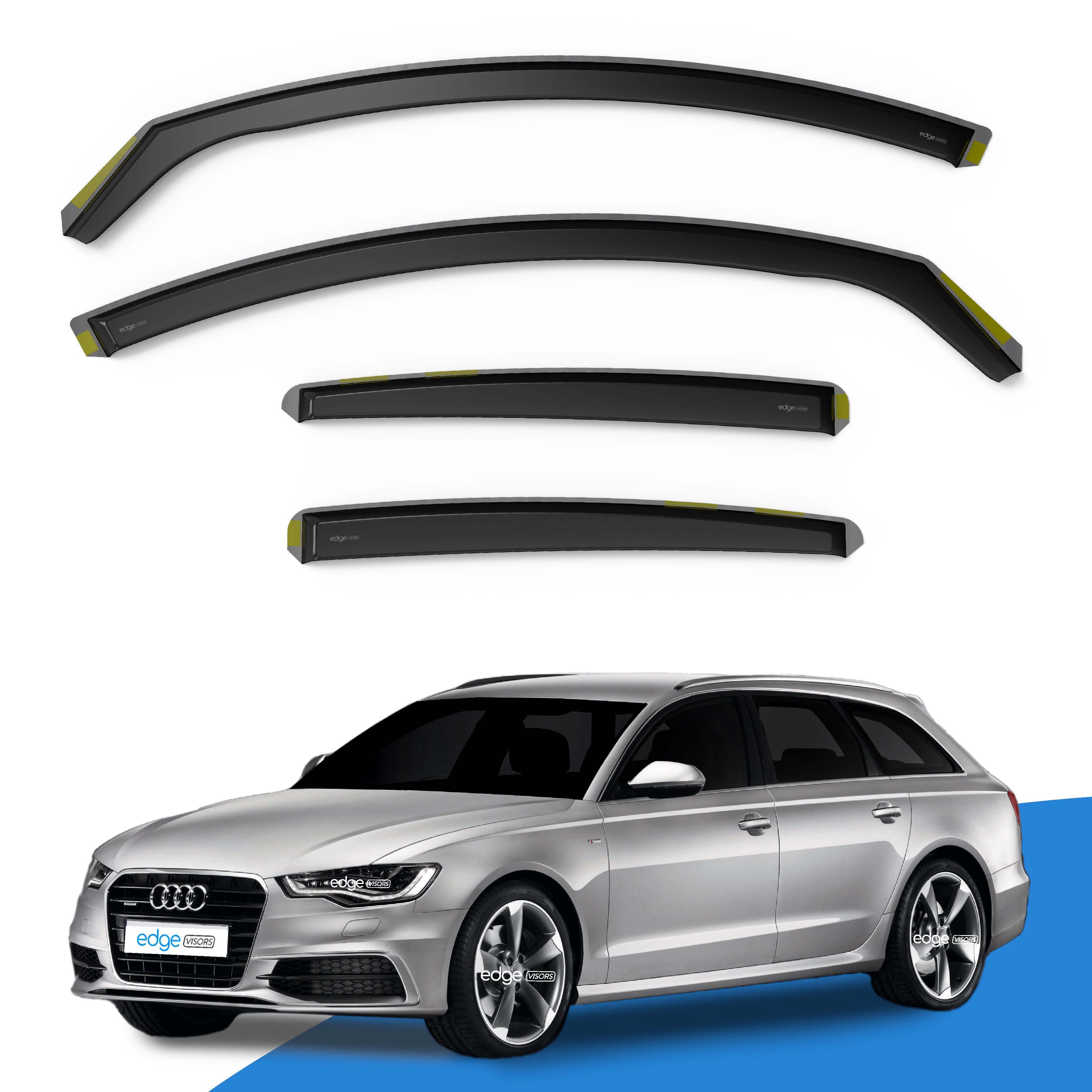 Audi A6 C7 2011-2018 5 Door Avante Estate Wind Deflectors 4pc