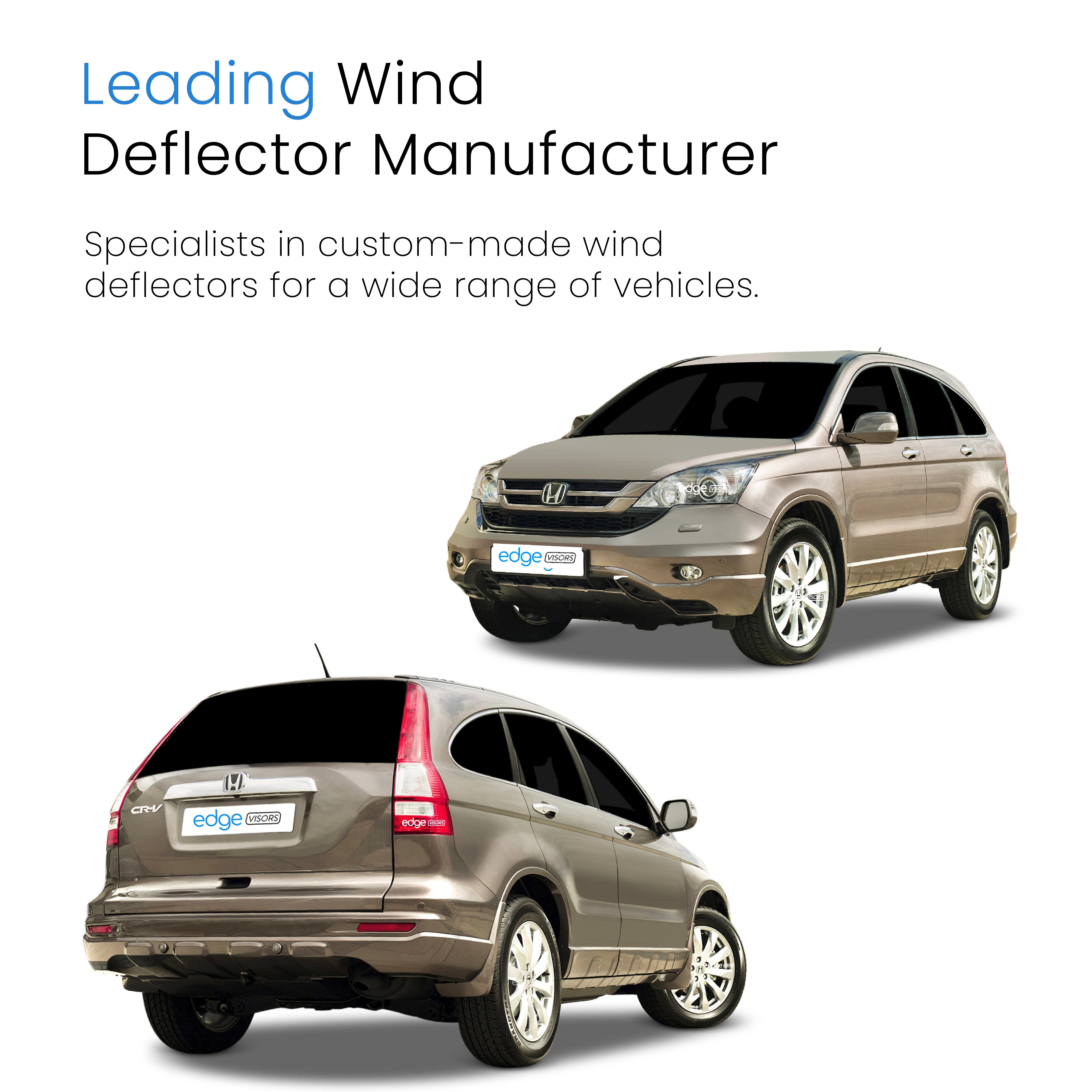 Honda CR-V MK3 2007-2012 5 Door SUV Wind Deflectors 4pc