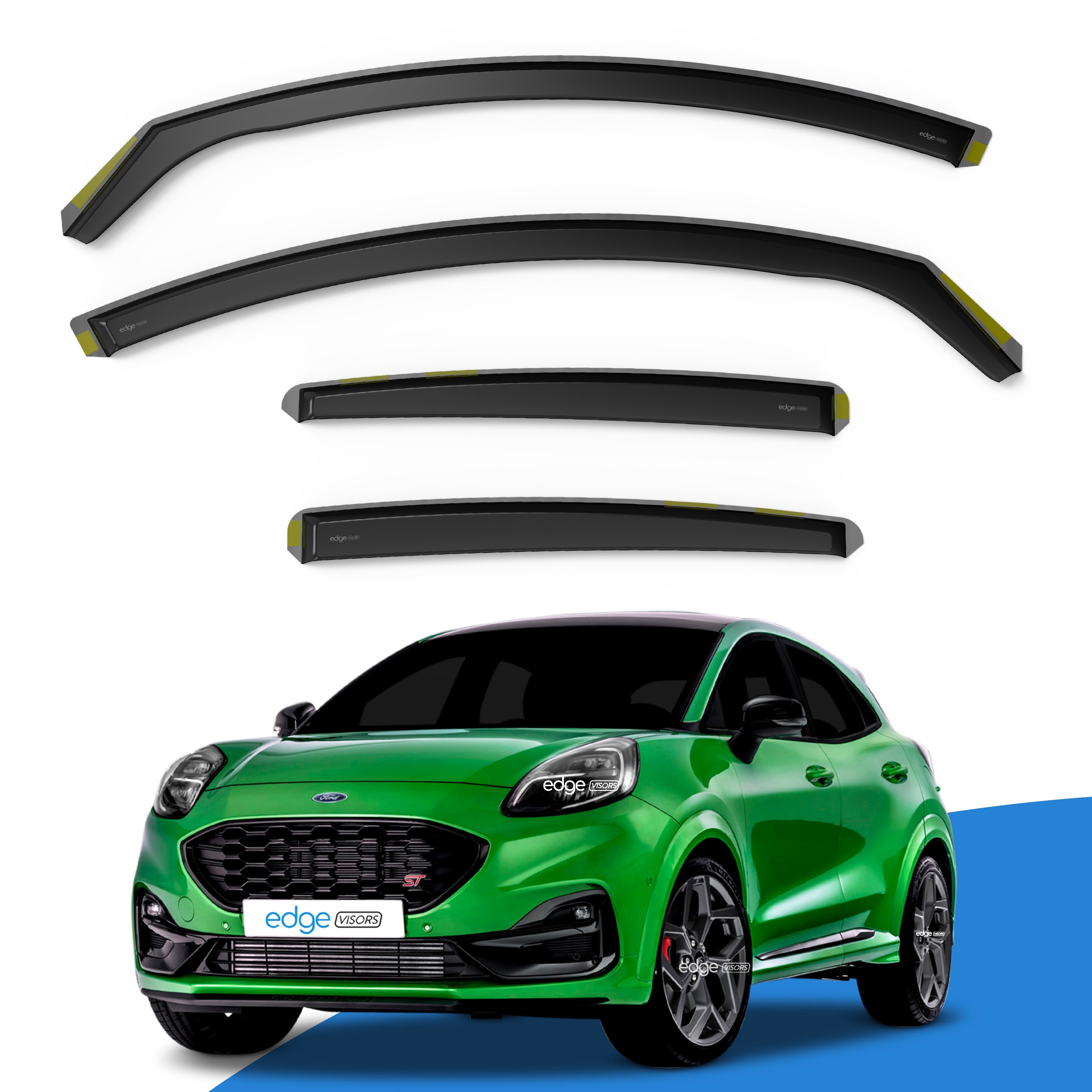 Ford Puma MK2 2019-Onwards 5 Door Crossover Wind Deflectors 4pc