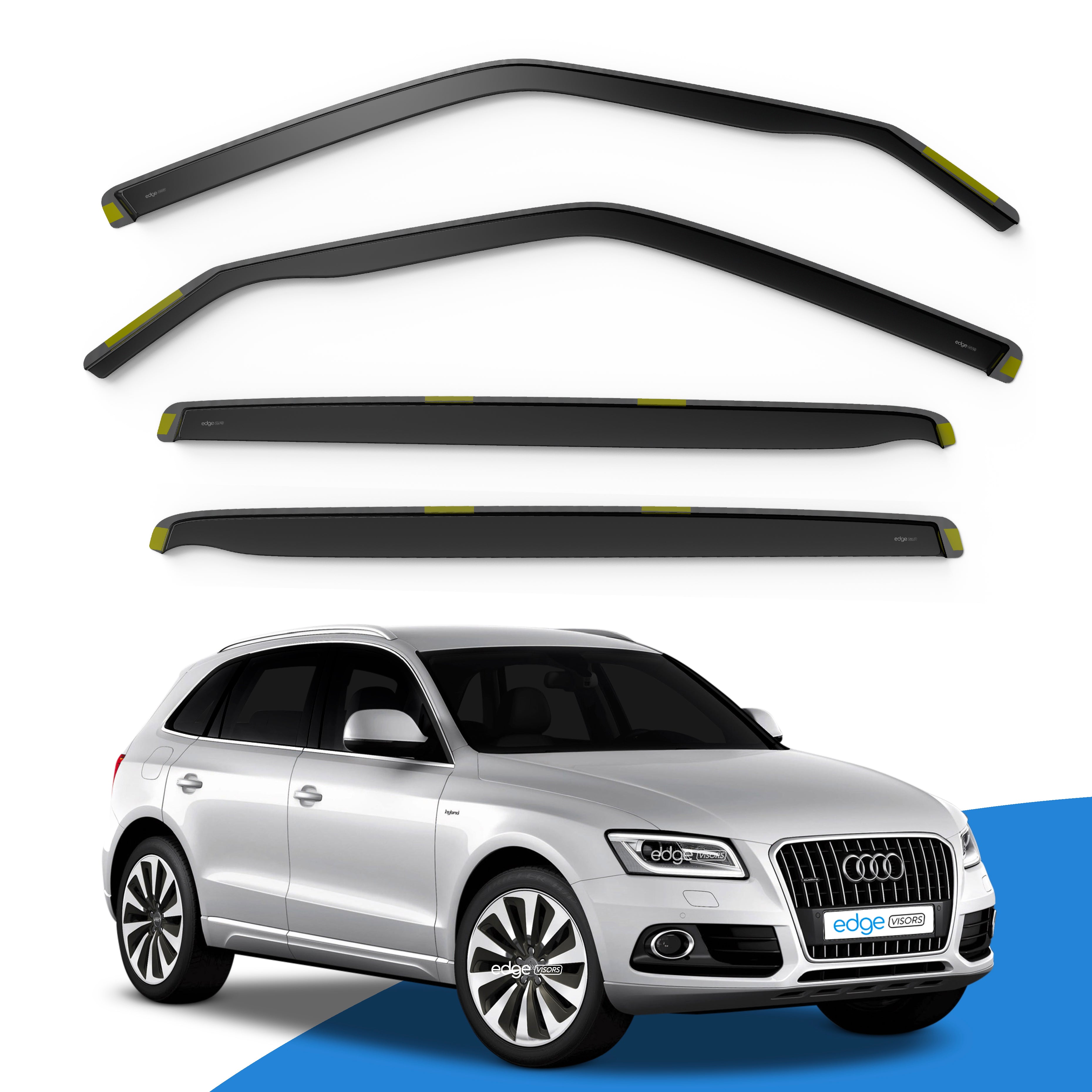 Audi Q5 MK1 2008-2016 5 Door SUV Wind Deflectors 4pc