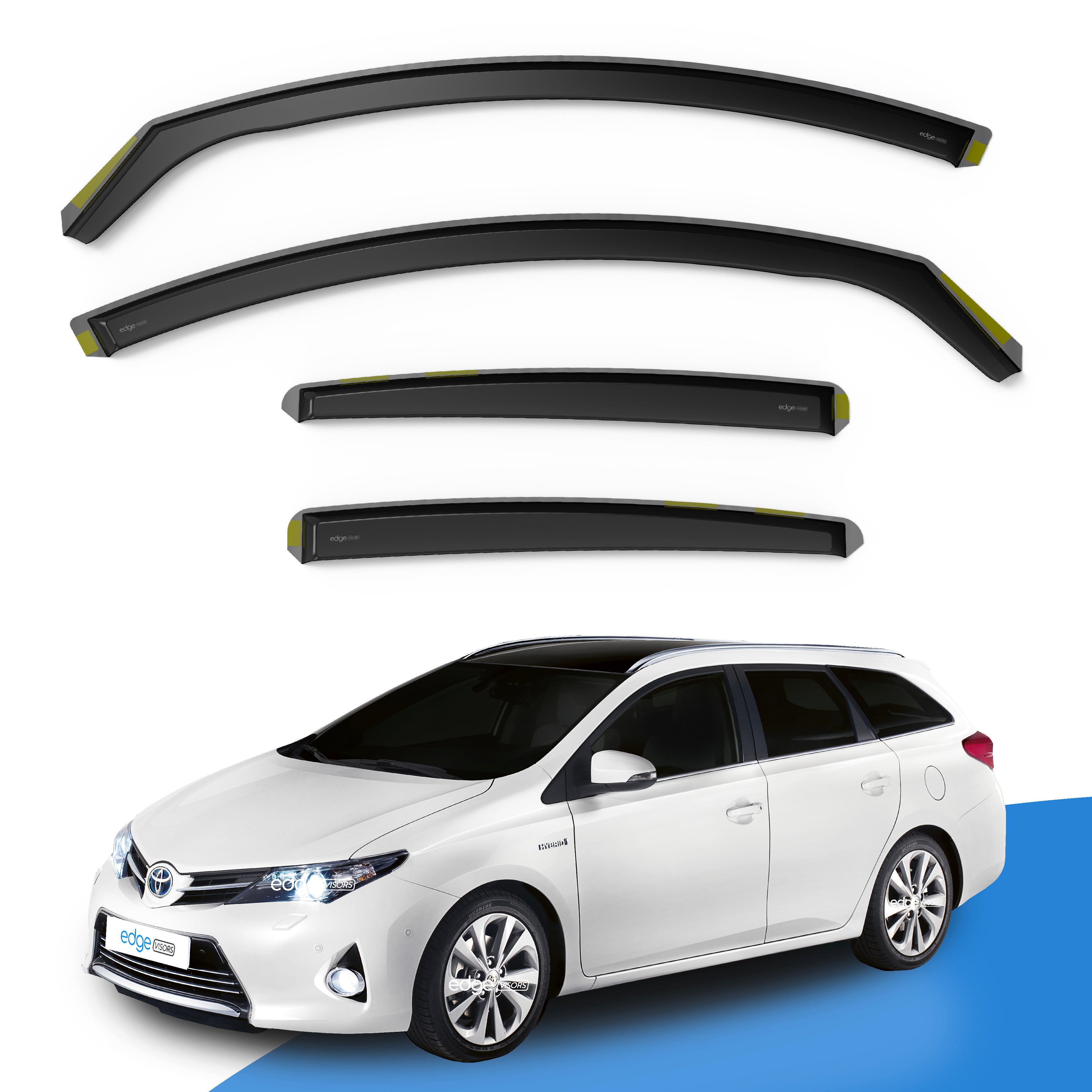Toyota Auris MK2 2013-2018 5 Door Touring Estate Wind Deflectors 4pc