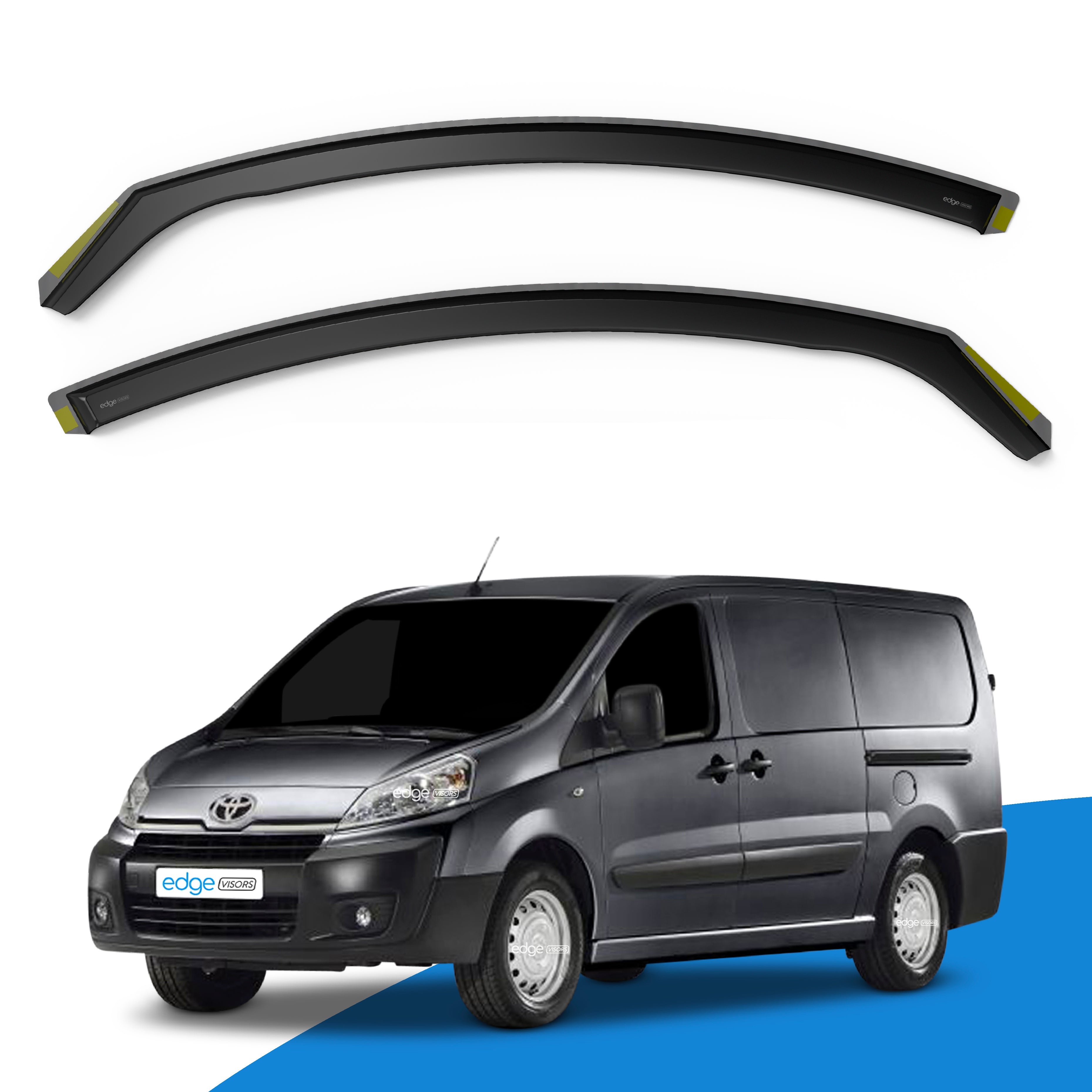 Toyota Proace MK1 2013-2016 2/4 Door Van Wind Deflectors 2pc