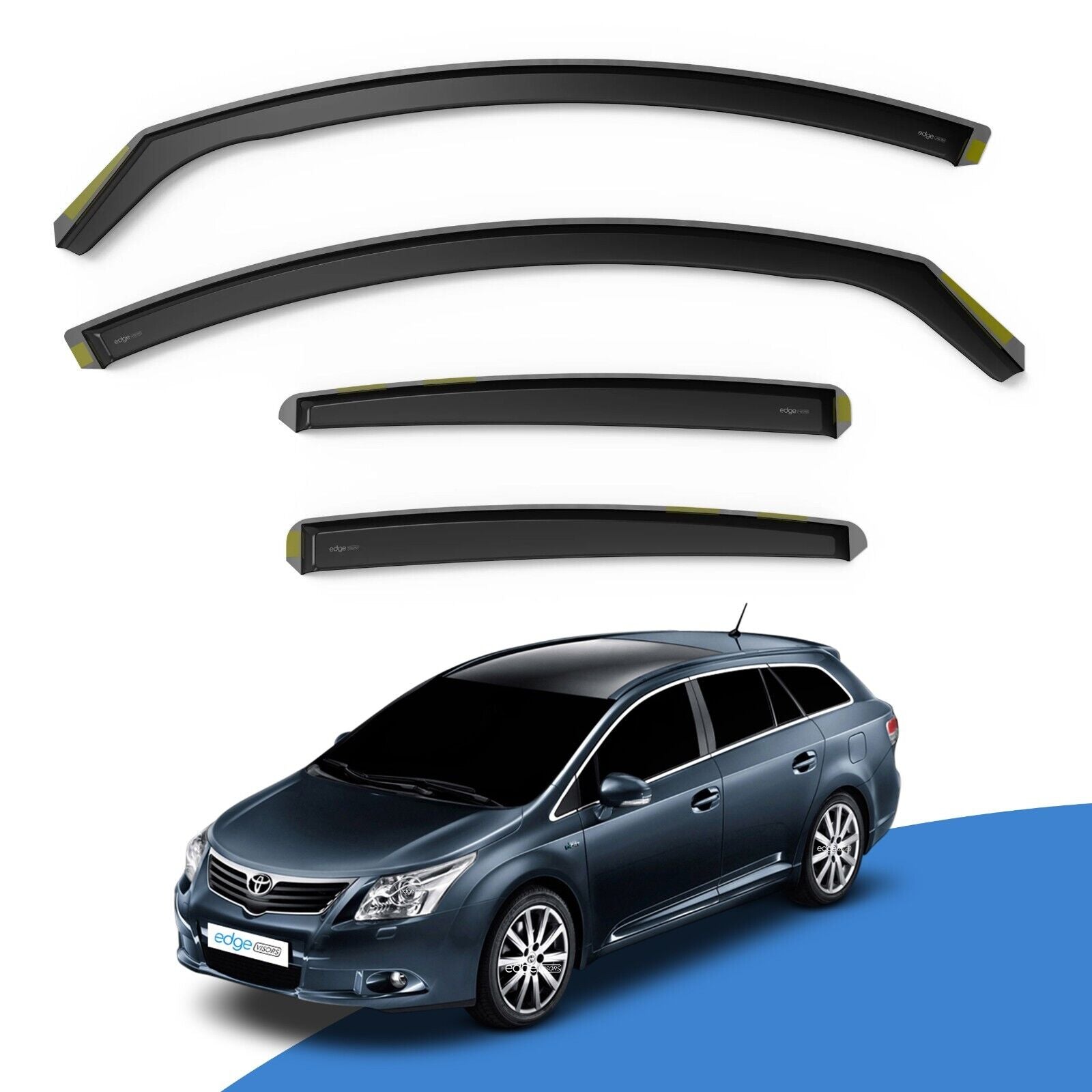 Toyota Avensis MK3 2009-2018 5 Door Estate Wind Deflectors 4pc