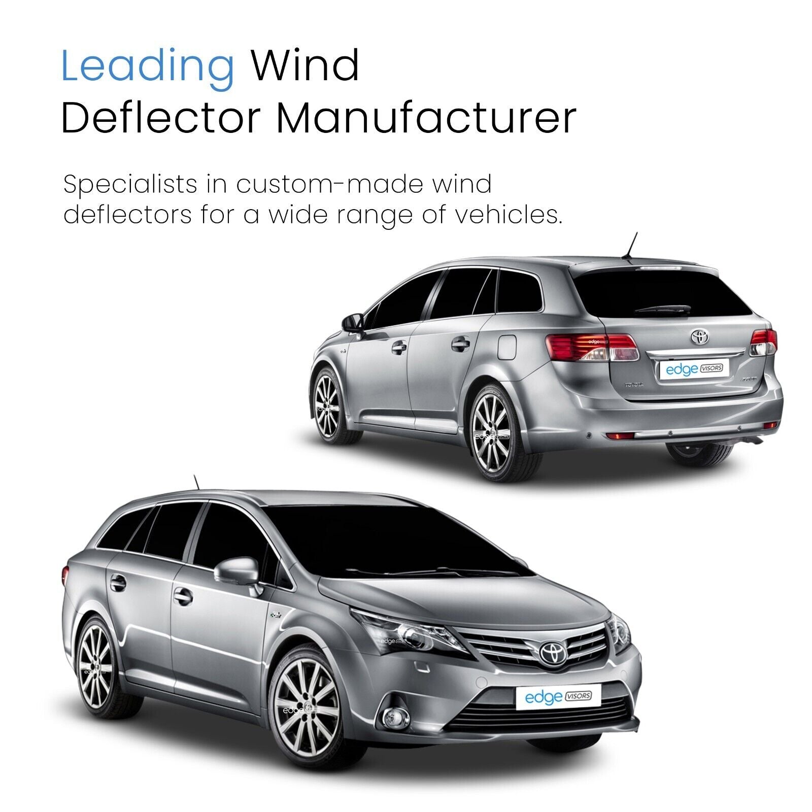 Toyota Avensis MK3 2009-2018 5 Door Estate Wind Deflectors 4pc