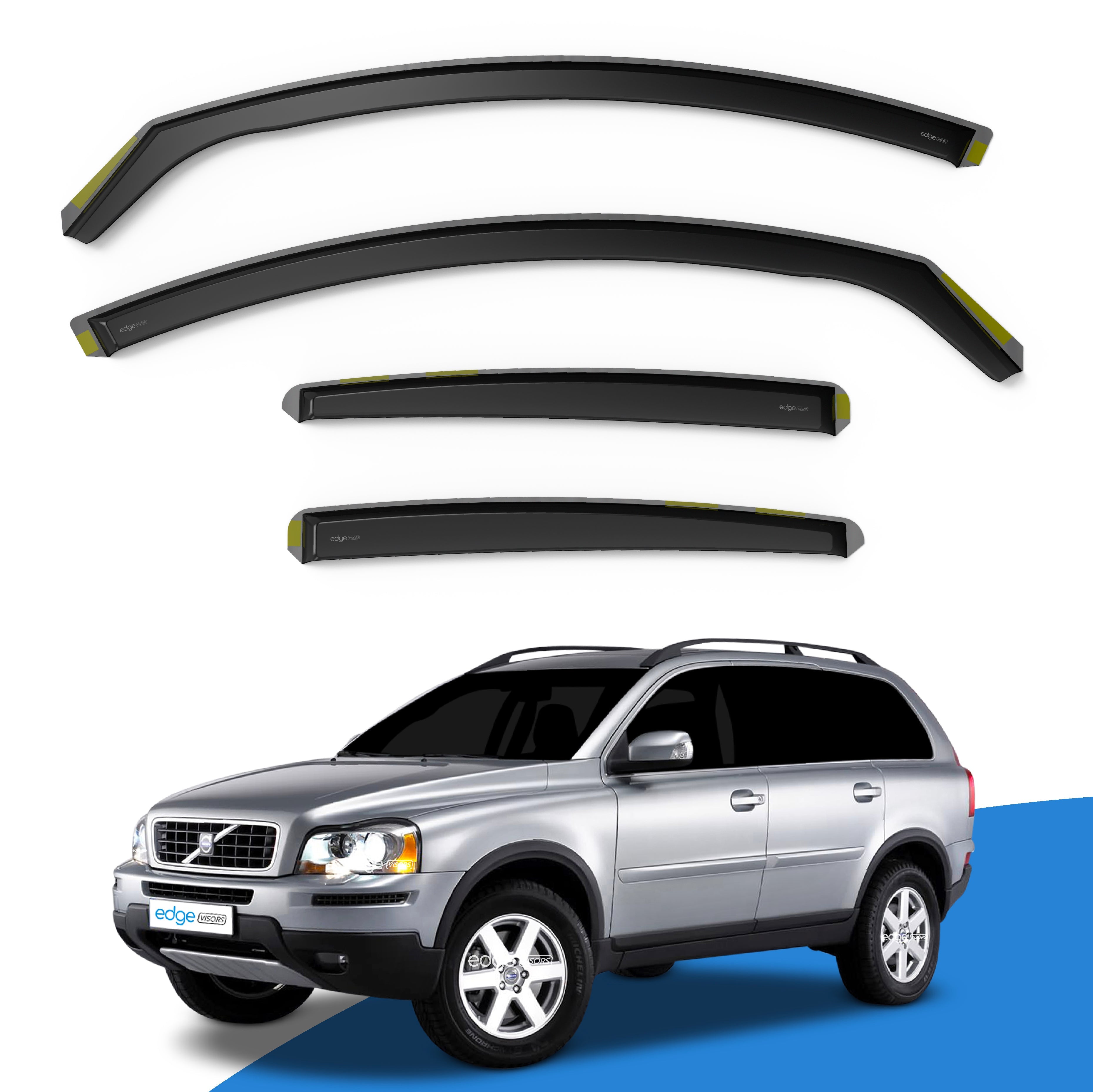 Volvo XC90 MK1 2003-2015 5 Door SUV Wind Deflectors 4pc