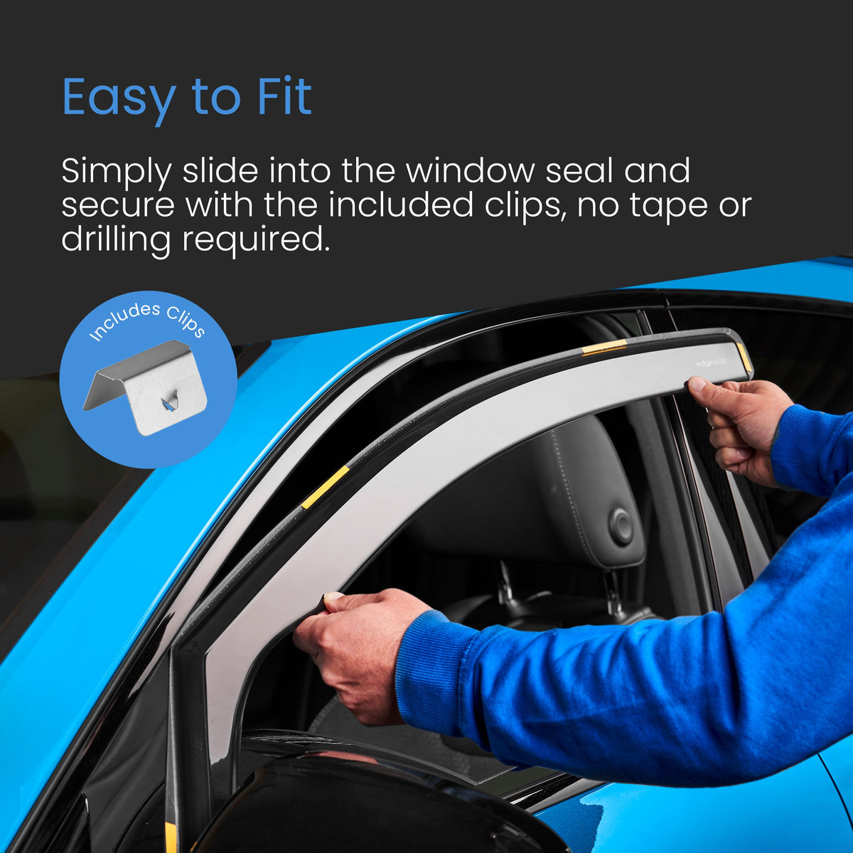 Range Rover Sport MK1 2005-2012 5 Door SUV Wind Deflectors 4pc