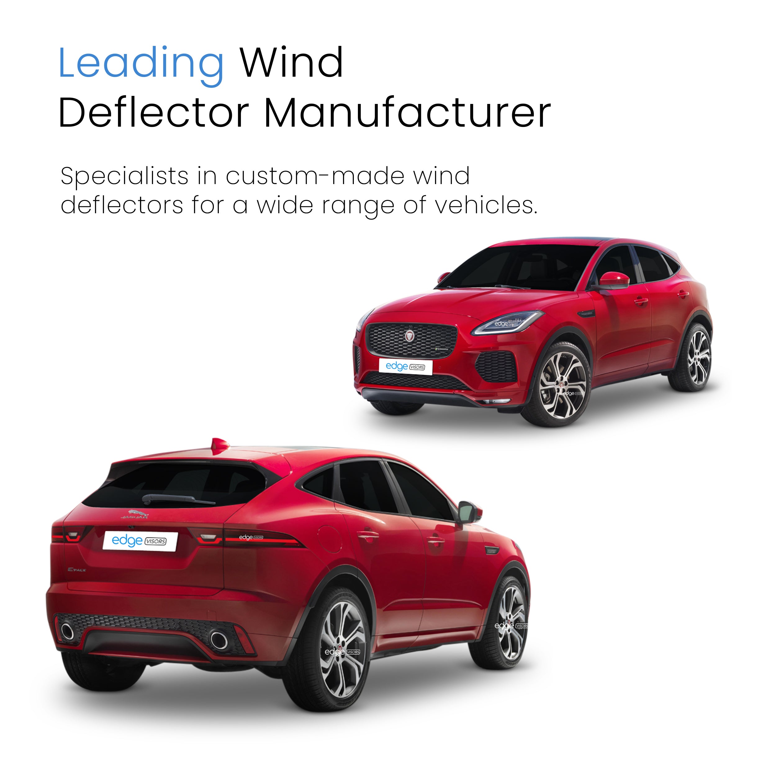 Jaguar E-PACE 2017-Onwards 5 Door SUV Wind Deflectors 4pc