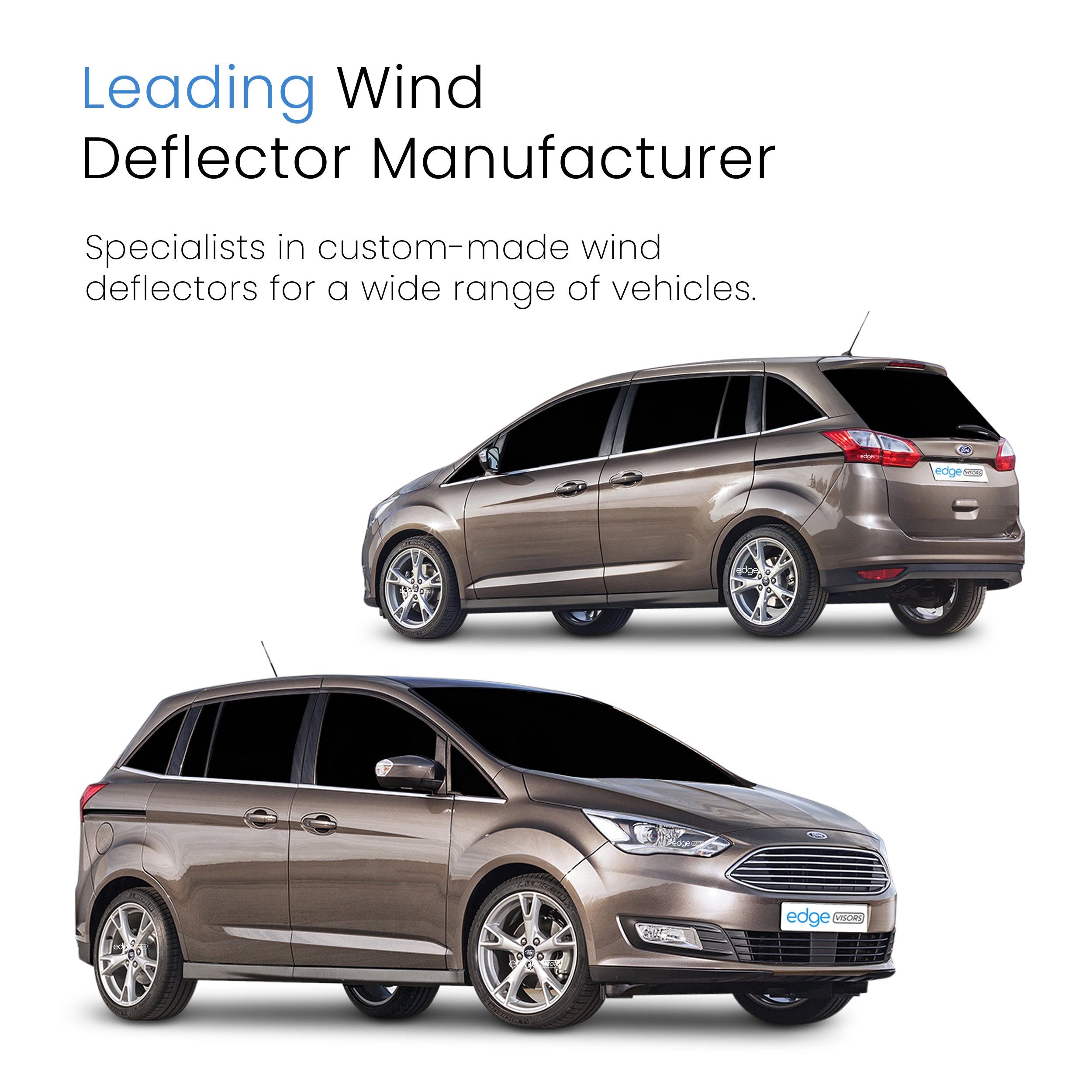 Ford Grand C-MAX 2011-2019 5 Door MPV Wind Deflectors 4pc