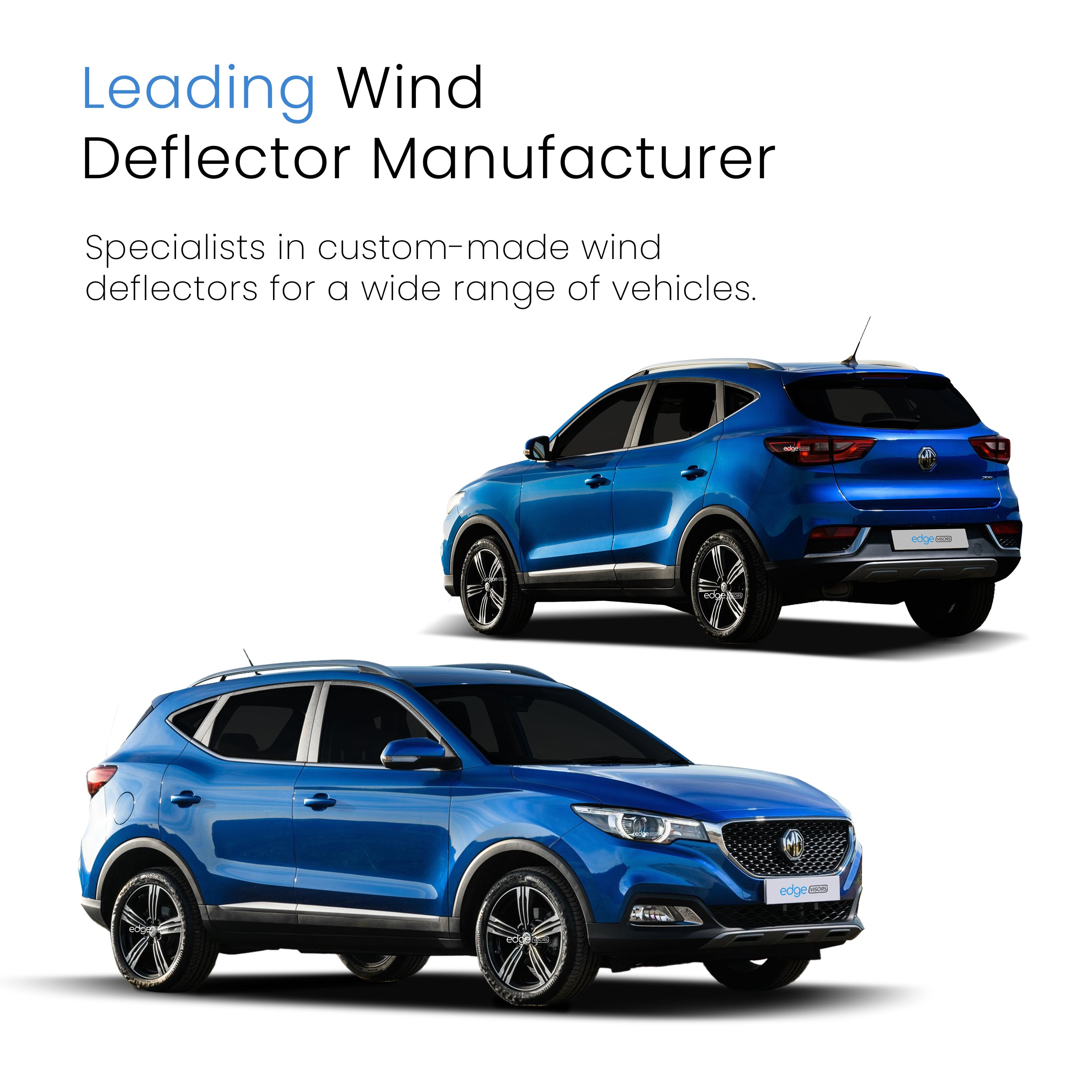 MG ZS MK1 2017-onwards 5 Door SUV Wind Deflectors 4pc